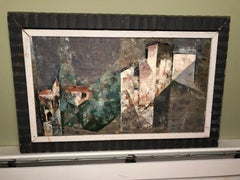 Mid-Century Modern Abstract on Board