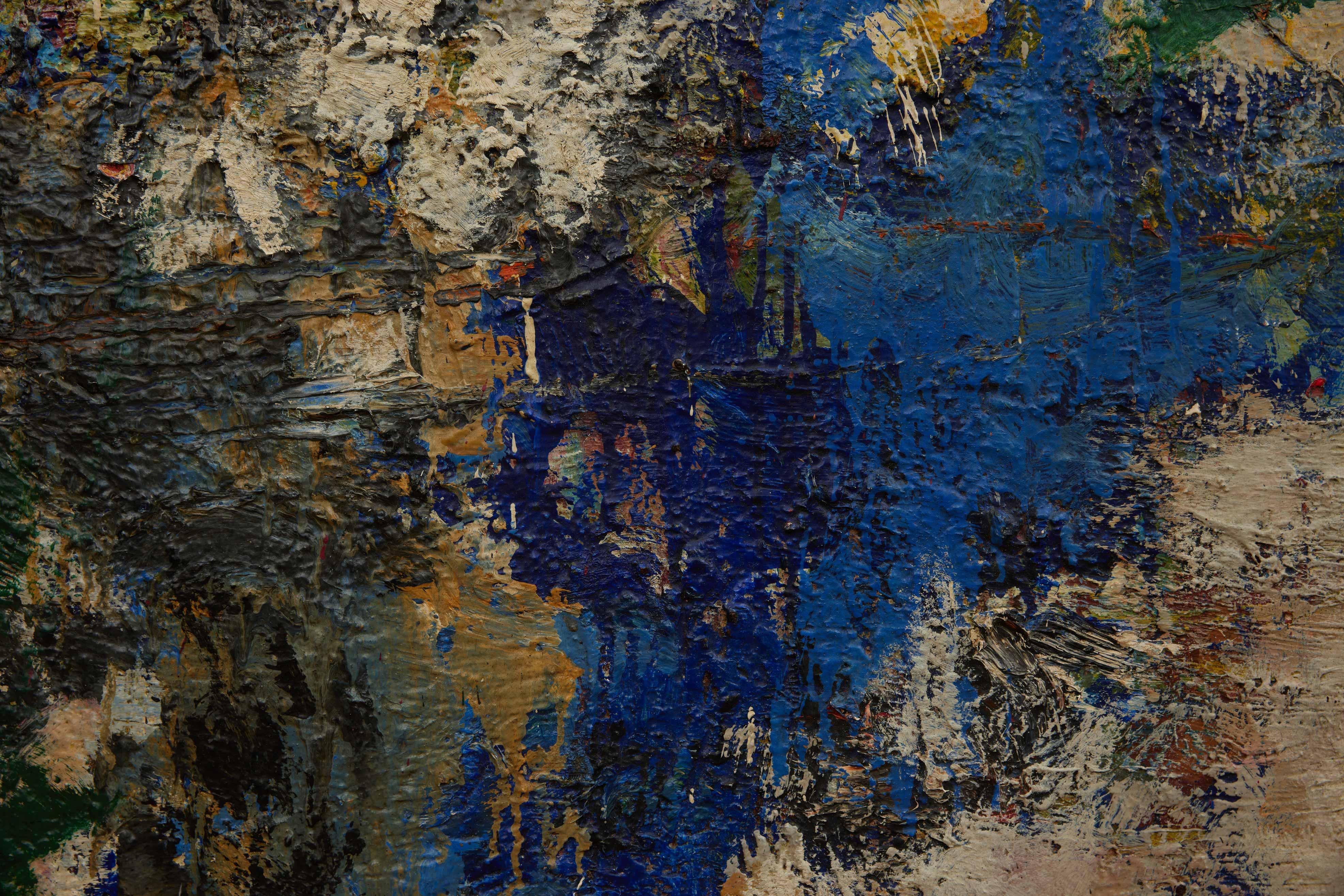 Peinture abstraite moderne du milieu du siècle dernier d'Ulfer Trotzig (1925-2013) en vente 6