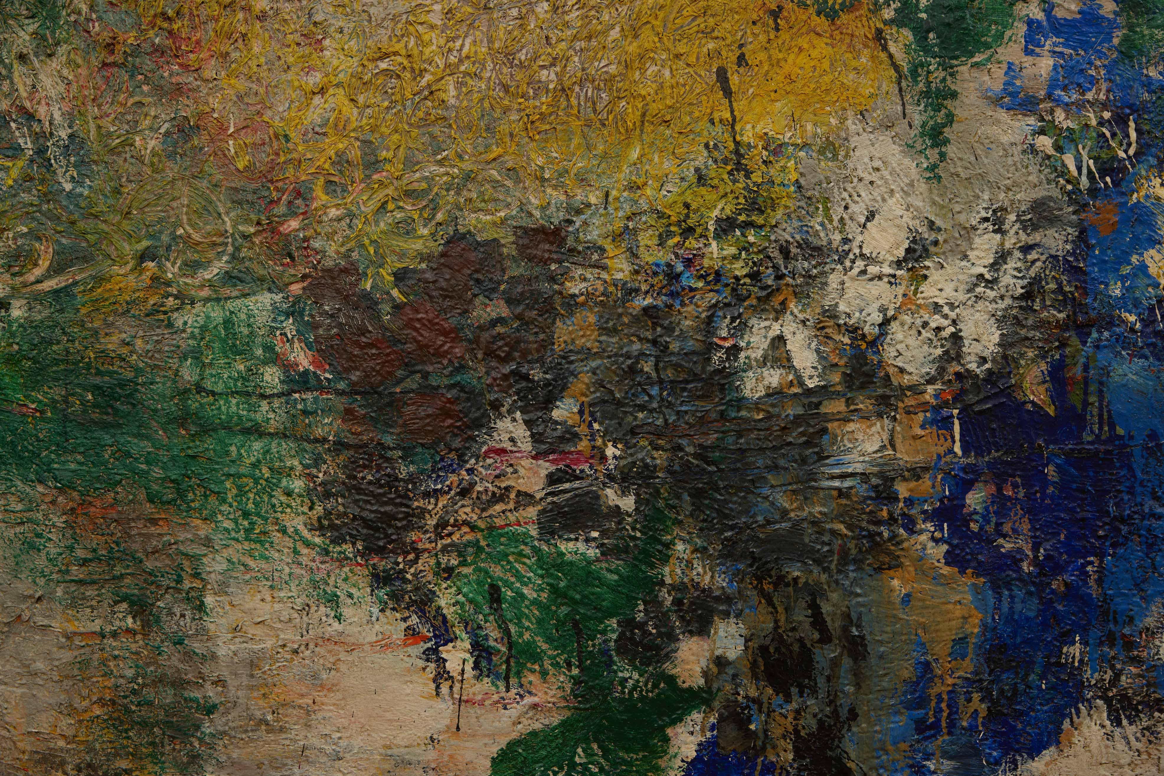 Peinture abstraite moderne du milieu du siècle dernier d'Ulfer Trotzig (1925-2013) en vente 9