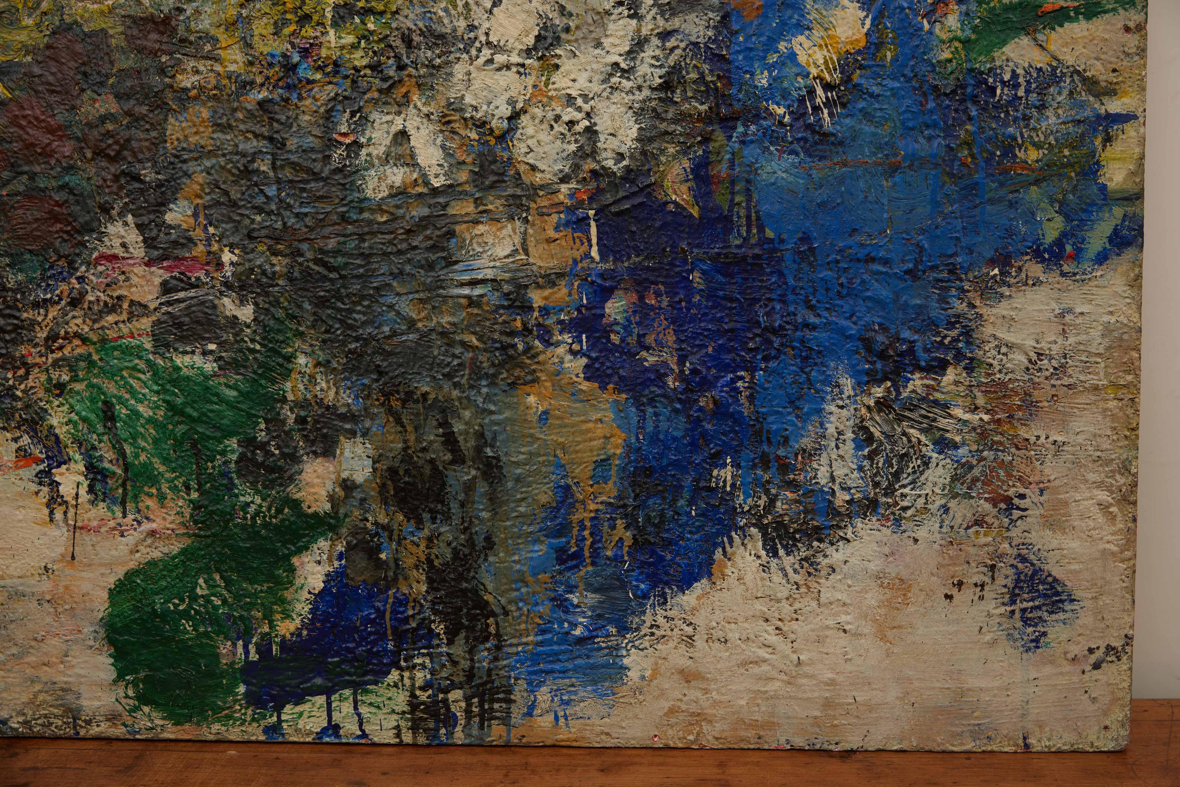 Peinture abstraite moderne du milieu du siècle dernier d'Ulfer Trotzig (1925-2013) en vente 10