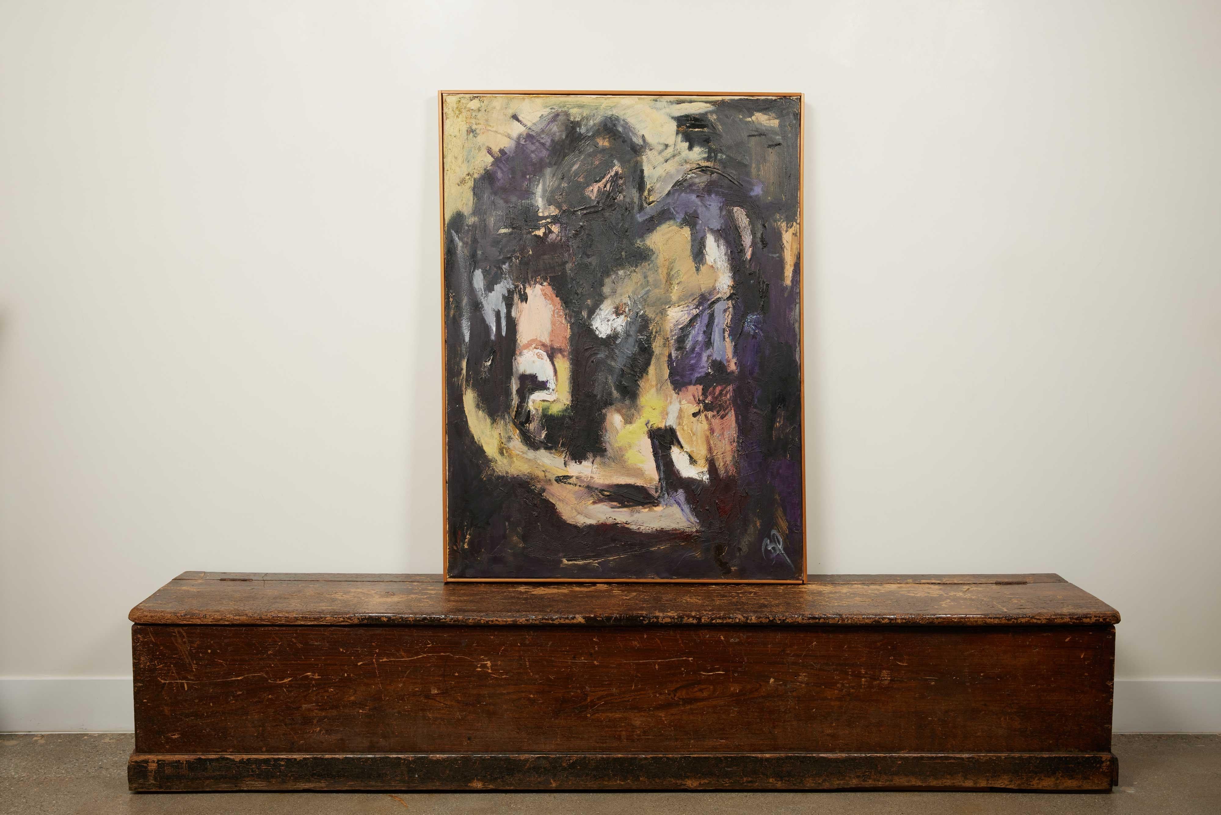 Mid-Century Modern Abstract Painting For Sale 2