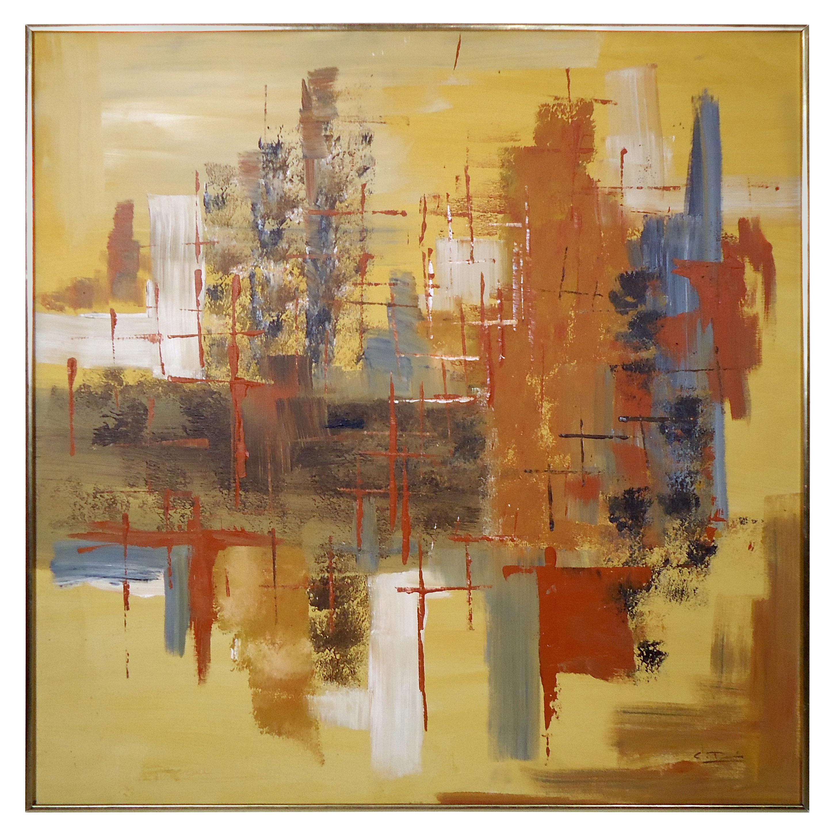 Mid-Century Modern Abstract Painting