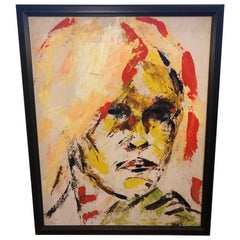 Mid Century Modern Abstract Portrait of a Man