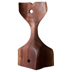 Mid-Century Modern Abstract Redwood Whale Sculpture