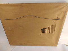 Mid Century Modern Abstract View of a Cathedral in Rouen France by Rico Blass