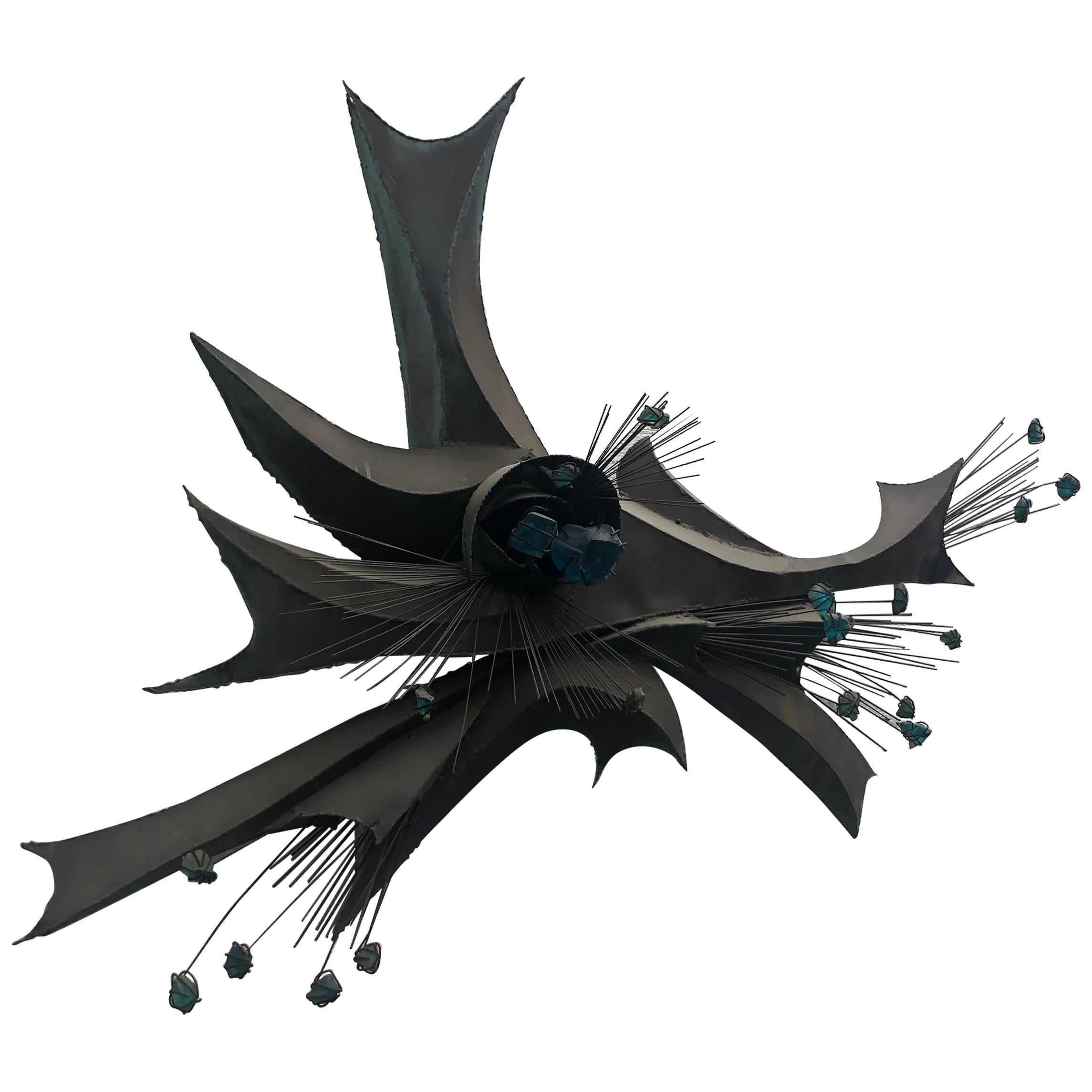 Bruce and William Friedle Attributed Modern Wall Sculpture For Sale at