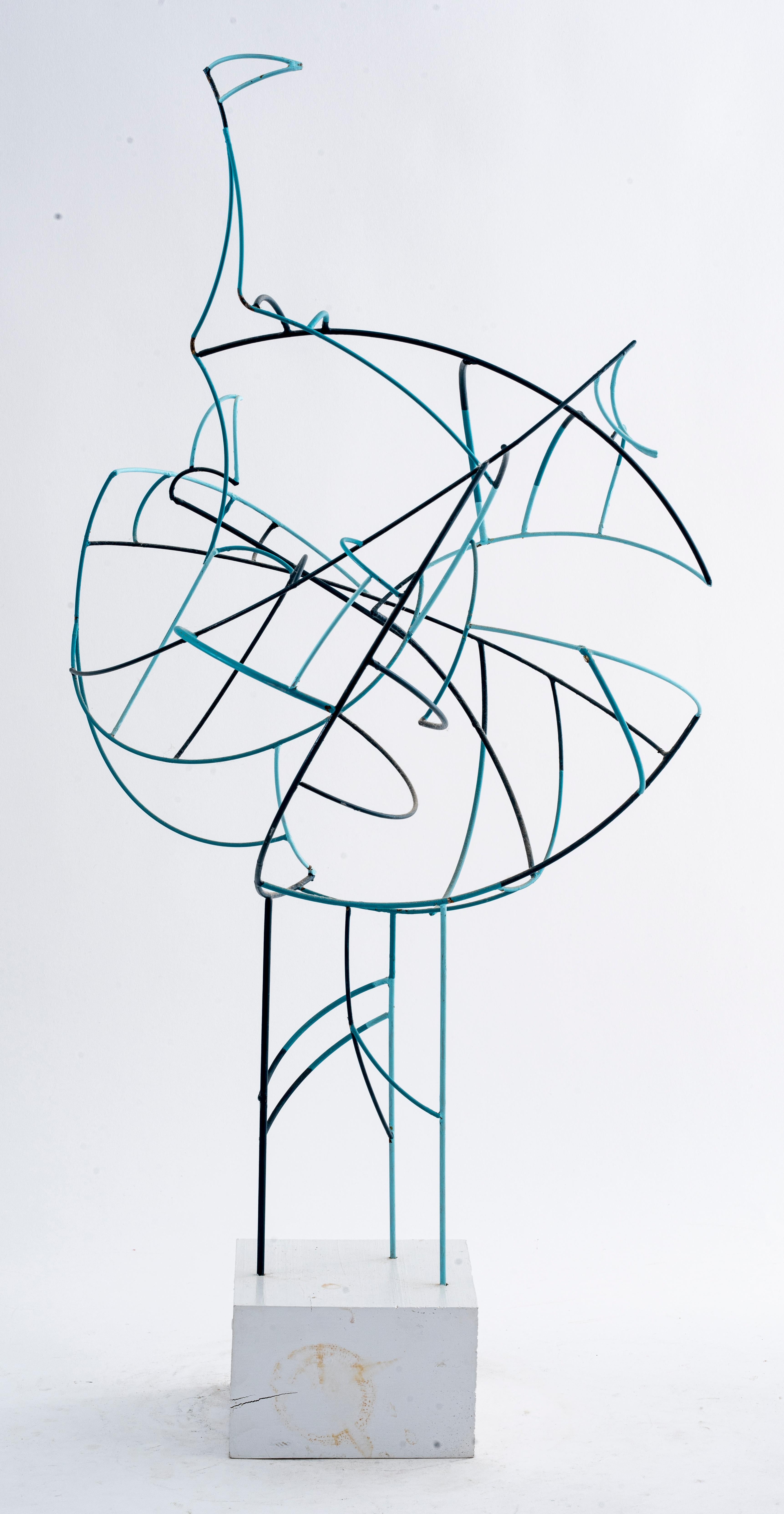 Mid-Century Modern Abstract Wire Sculpture 1