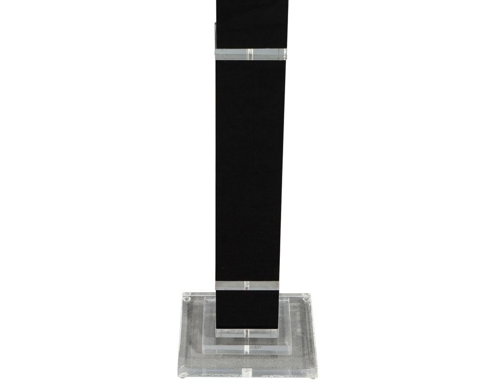 American Mid-Century Modern Acrylic Pedestal Stand
