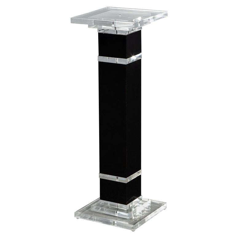 Mid-Century Modern Acrylic Pedestal Stand