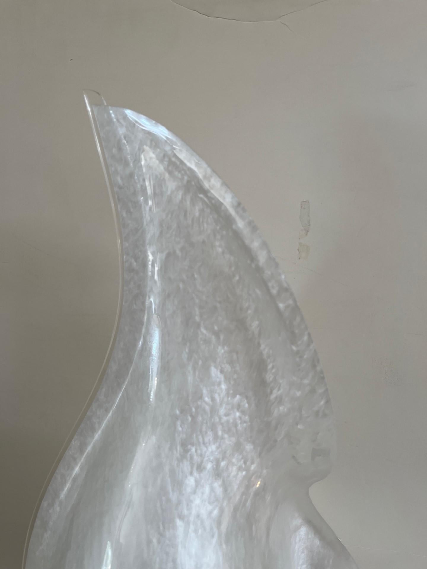 Mid-Century Modern The Moderns Modern Acrylic Tear Drop Table Lamp by Maison Rougier en vente