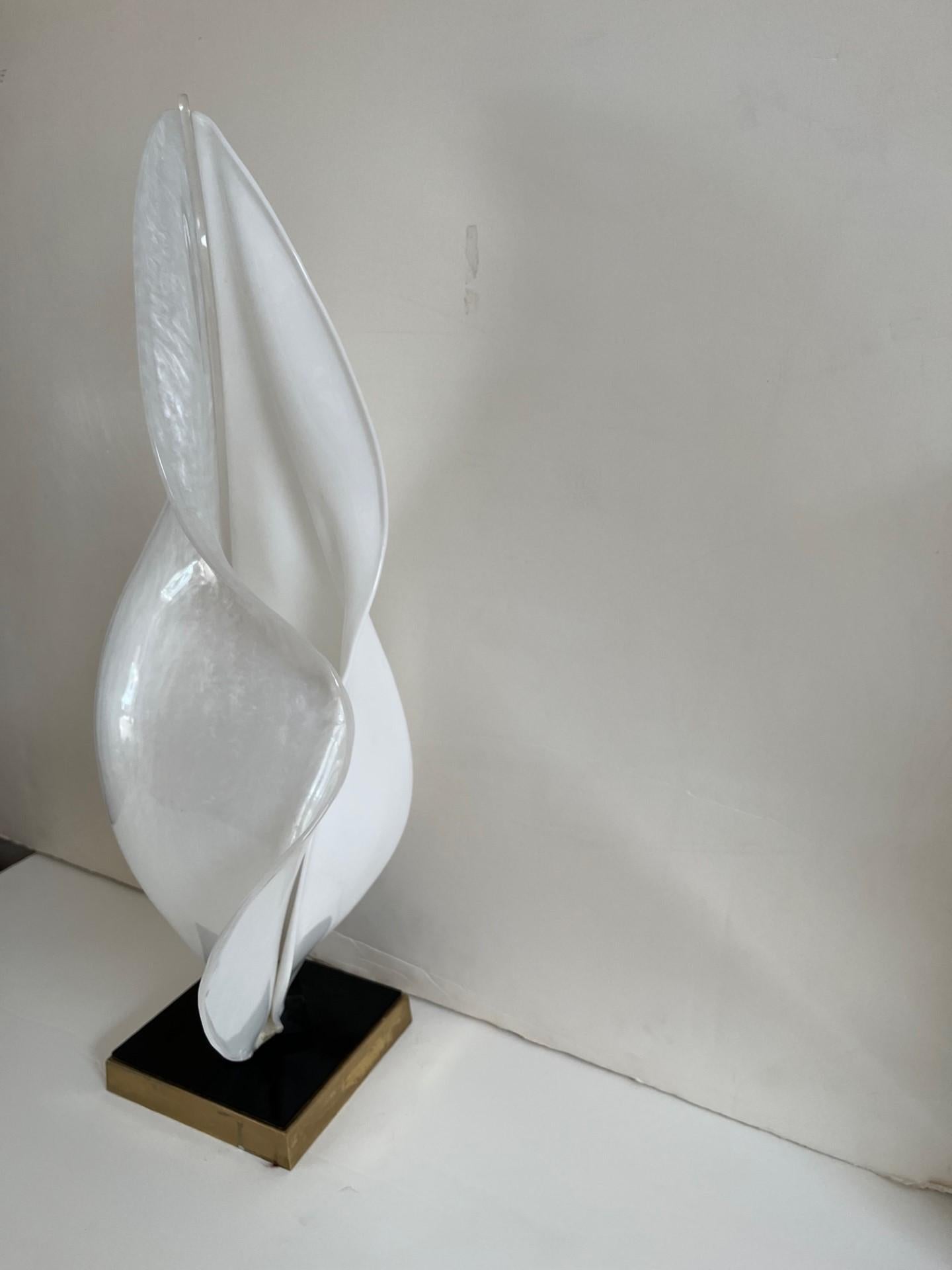 Fait main The Moderns Modern Acrylic Tear Drop Table Lamp by Maison Rougier en vente