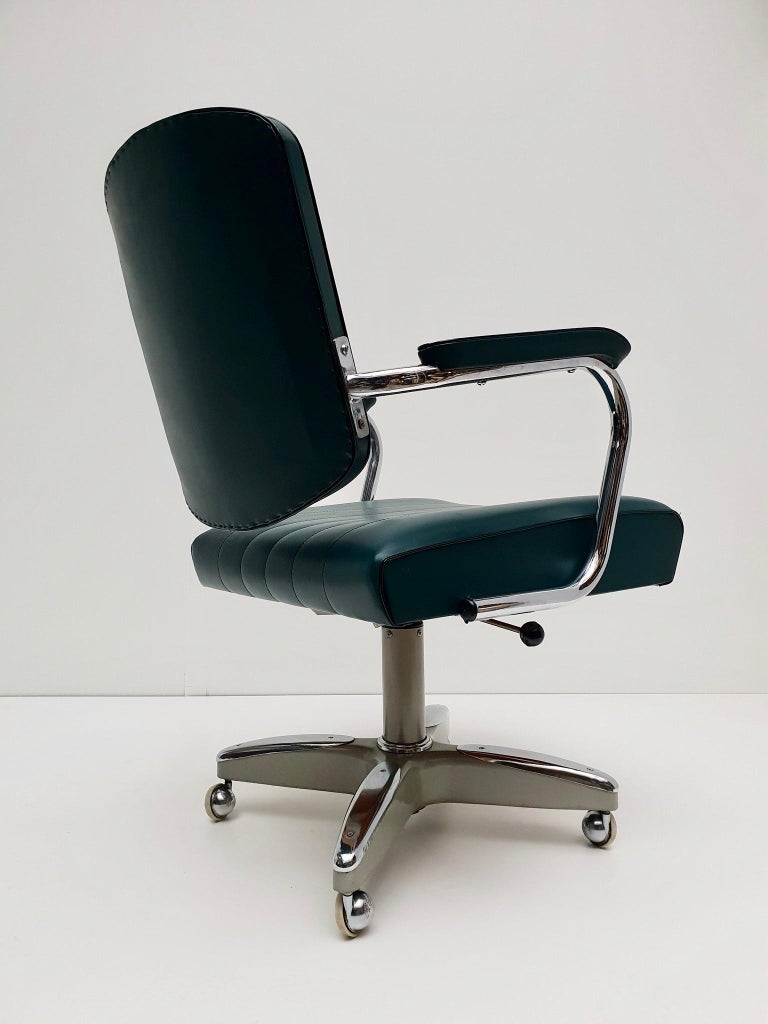 Mid-Century Modern Adjustable Armchair / Office Chair ...
