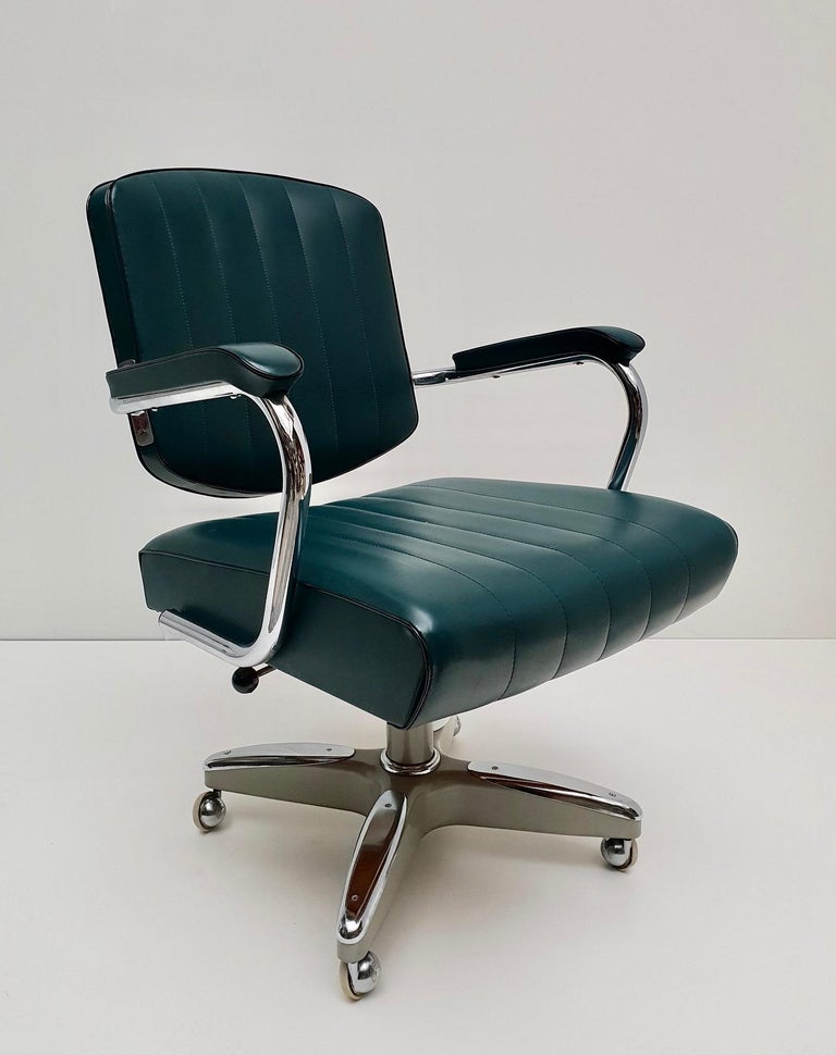 Mid-Century Modern Adjustable Armchair / Office Chair ...