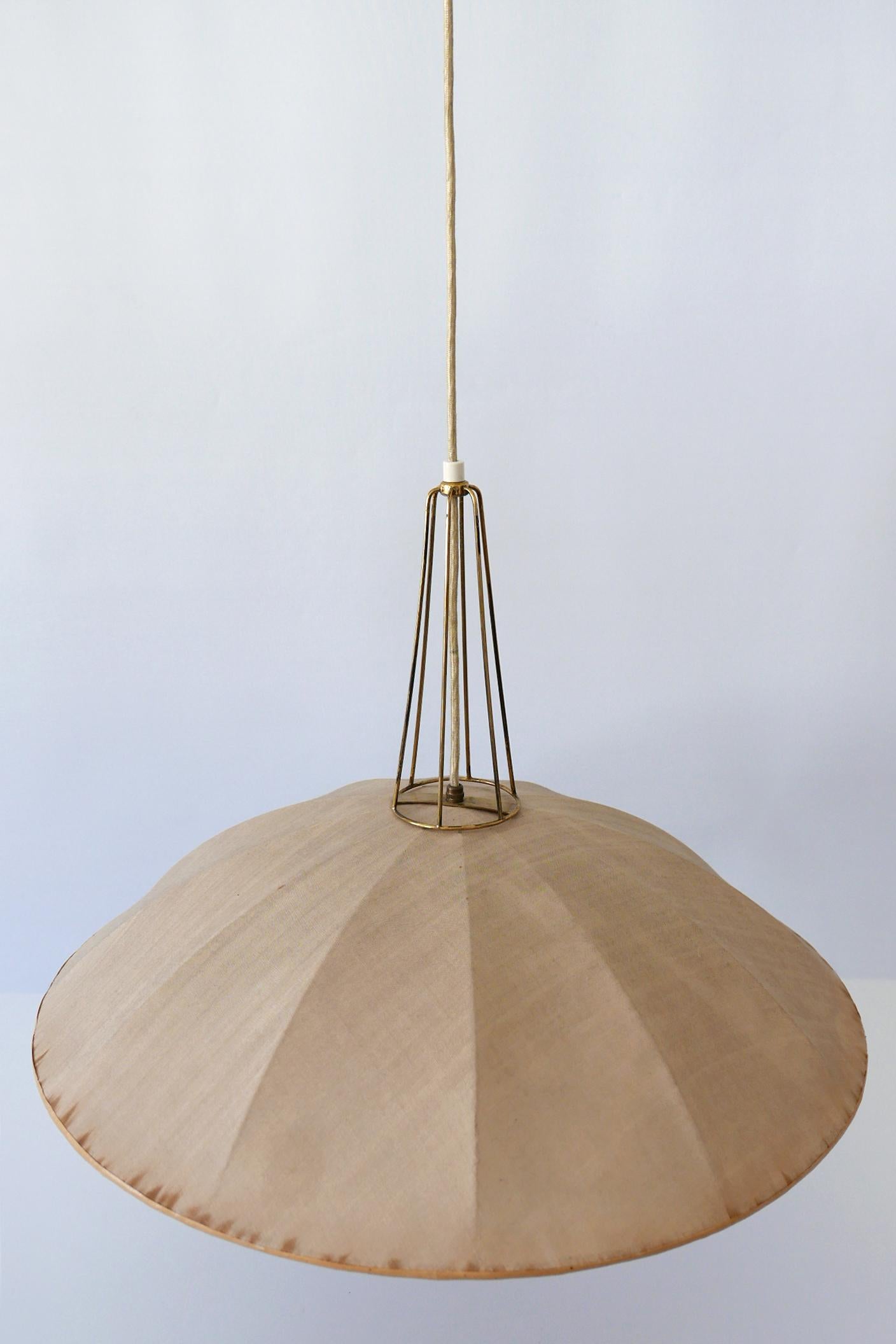 Mid-Century Modern Adjustable Counterweight Pendant Lamp or Hanging Light, 1950s 9