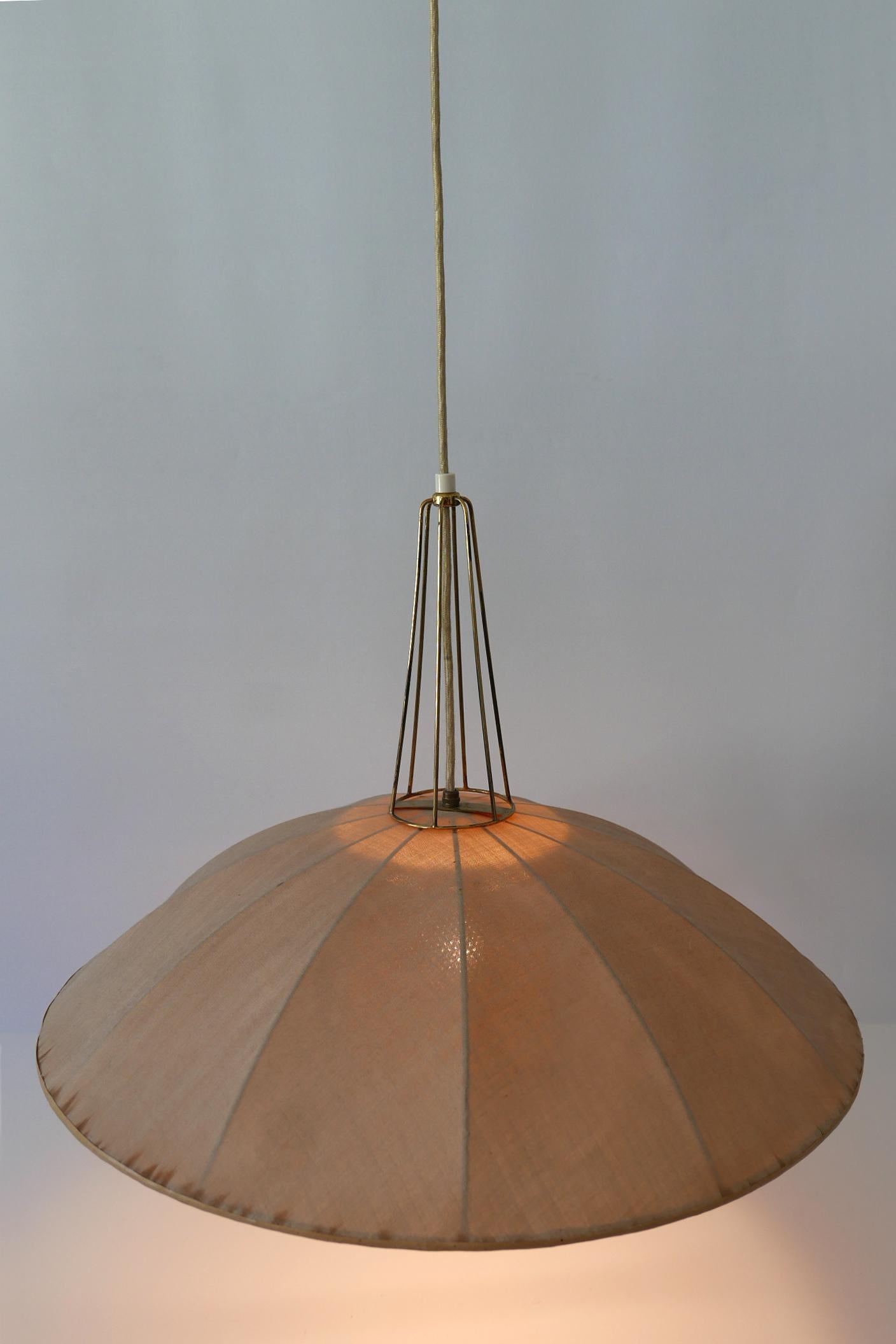 Mid-Century Modern Adjustable Counterweight Pendant Lamp or Hanging Light, 1950s 10