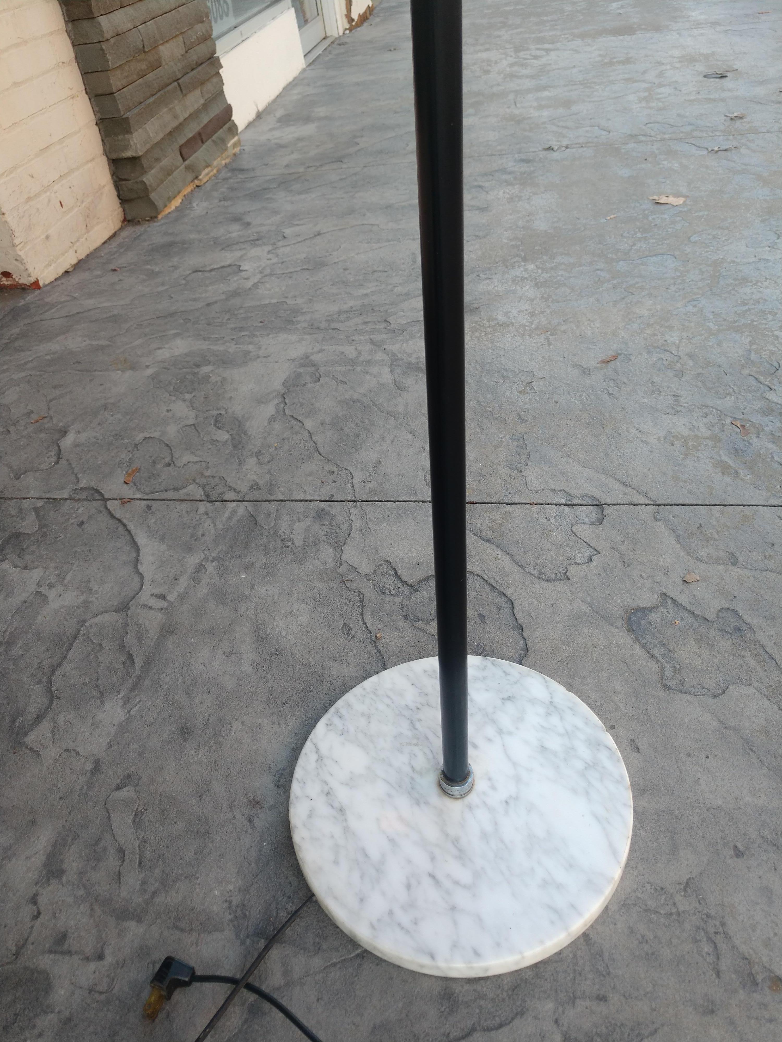 Steel Mid Century Modern Adjustable Floor Lamp Arredoluce Italy For Sale