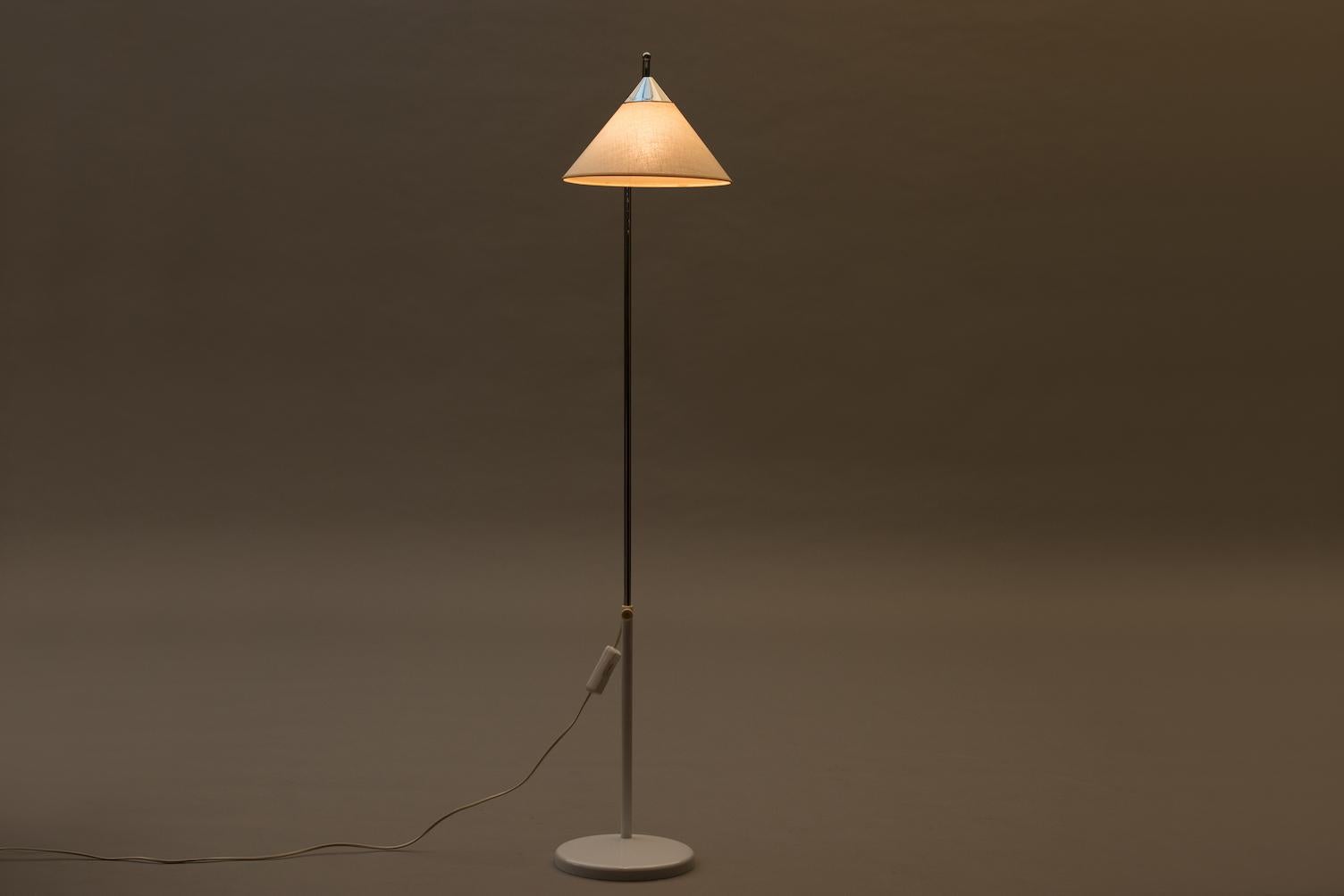 Scandinavian Modern Mid-Century Modern Adjustable Floor Lamp For Sale