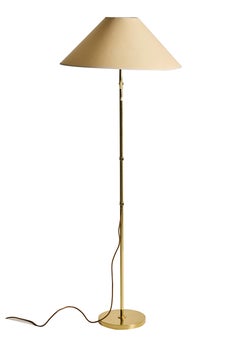 Lampadaire ajustable G-132 en laiton par Bergboms, années 60
