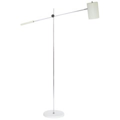 Mid-Century Modern Adjustable Floor Lamp in the Style of Robert Sonneman
