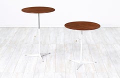 Expertly Restored - Mid-Century Modern Adjustable Side Tables by Thinline