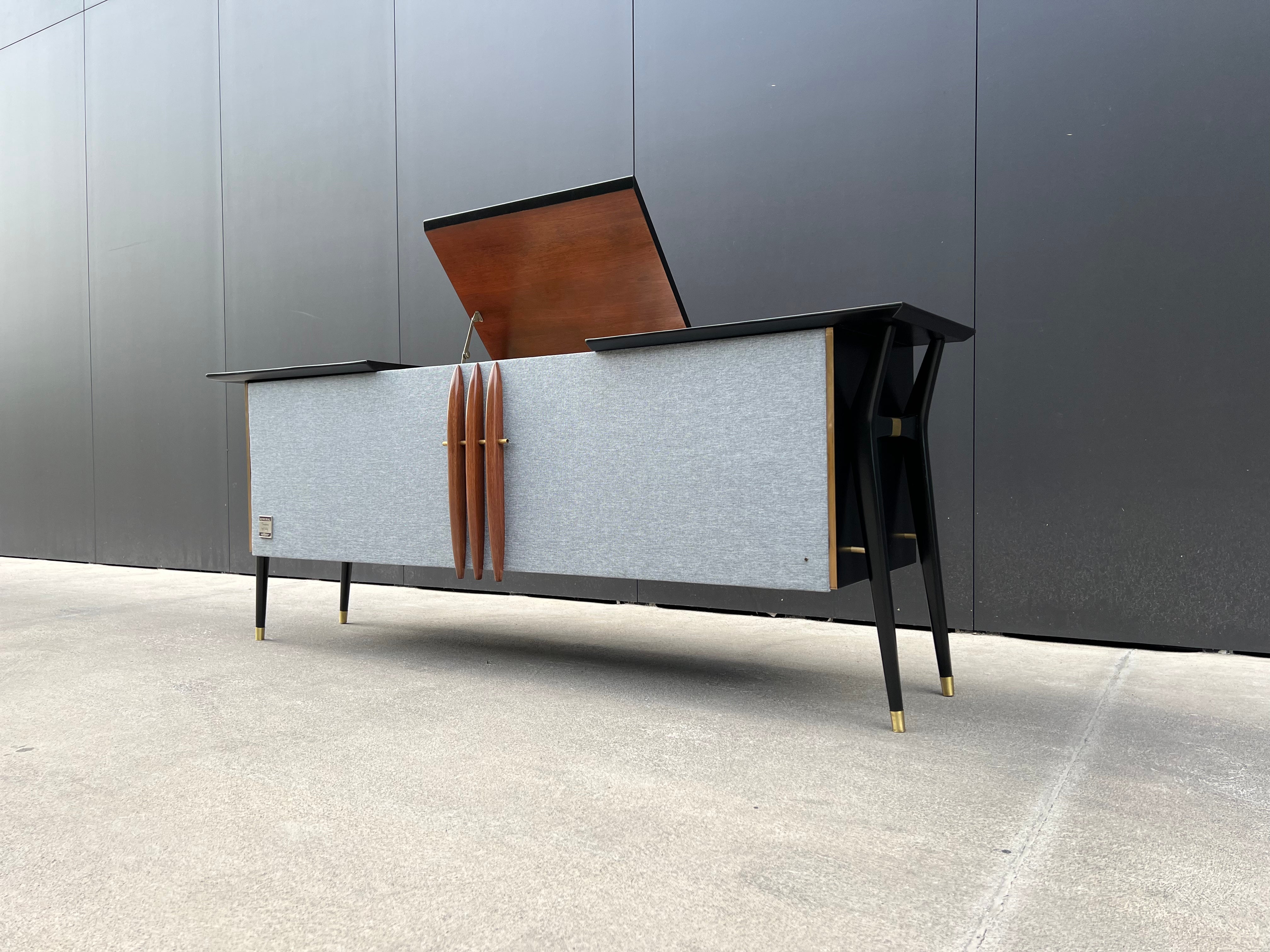 Mexican Mid-Century Modern Admiral Stereo Console