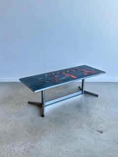 Mid-Century Modern Adri Danish Ceramic Coffee Table, 1960s