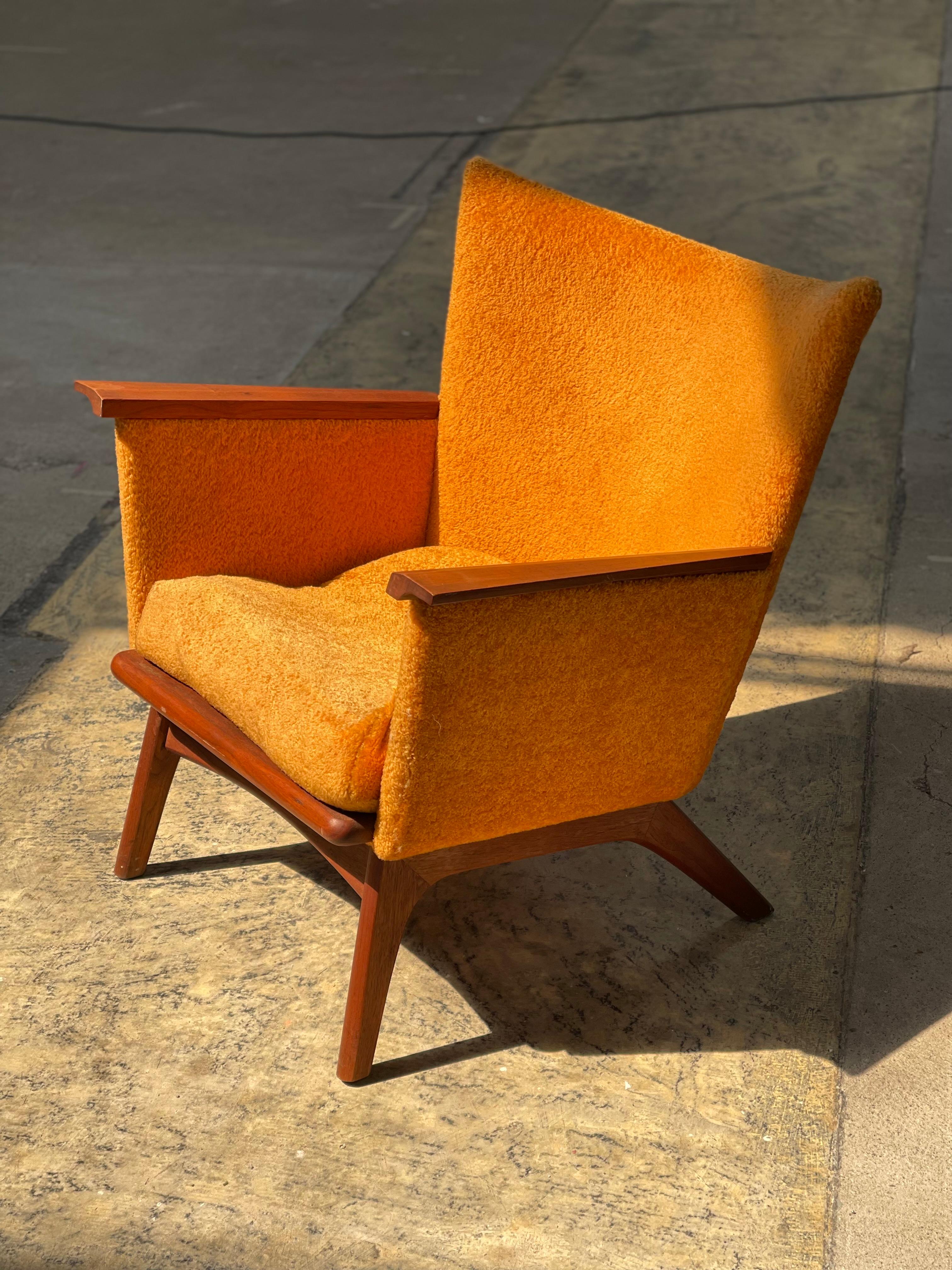 Late 20th Century Mid-Century Modern Adrian Pearsall Arm Chair For Sale