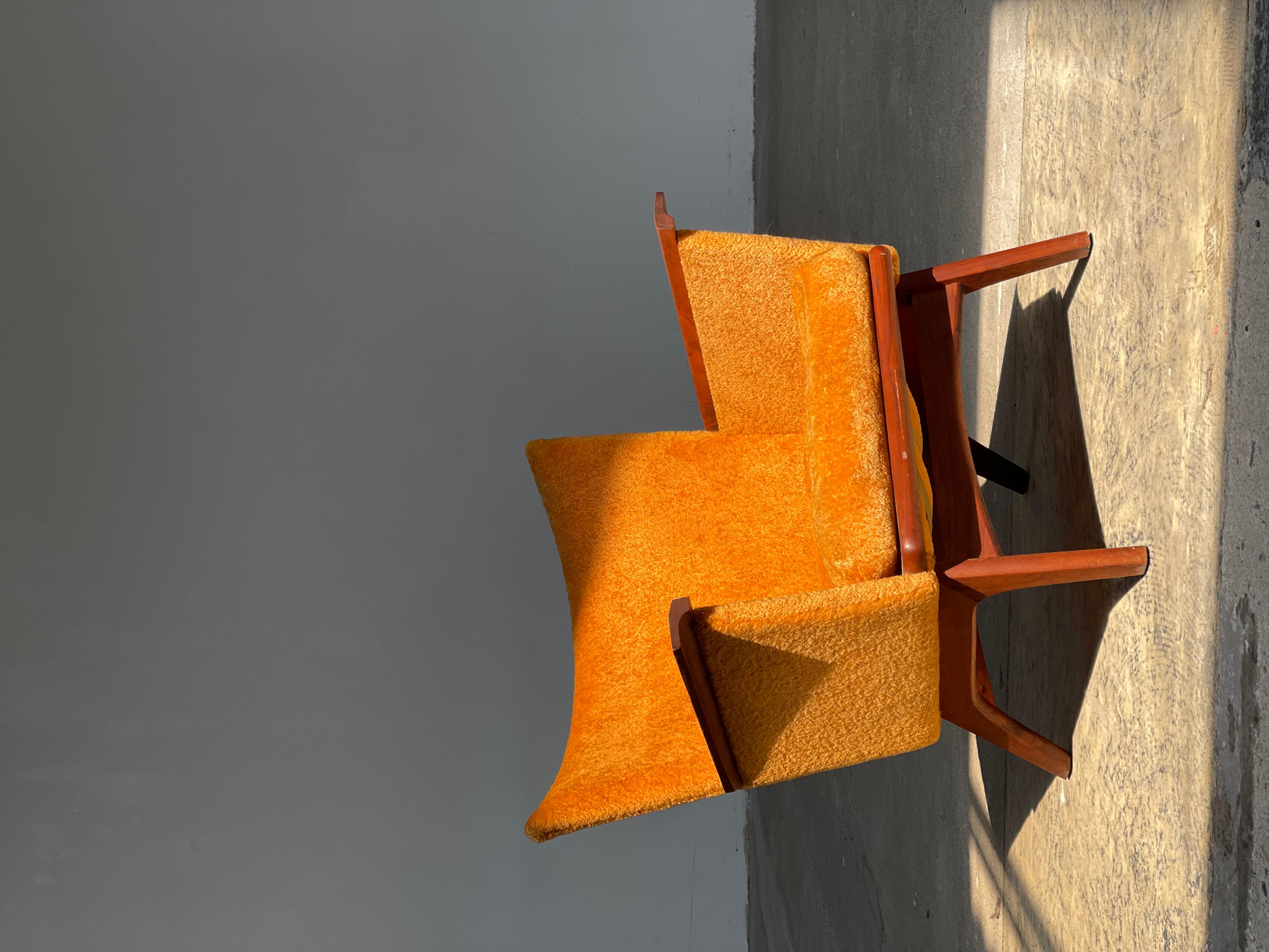 Walnut Mid-Century Modern Adrian Pearsall Arm Chair For Sale