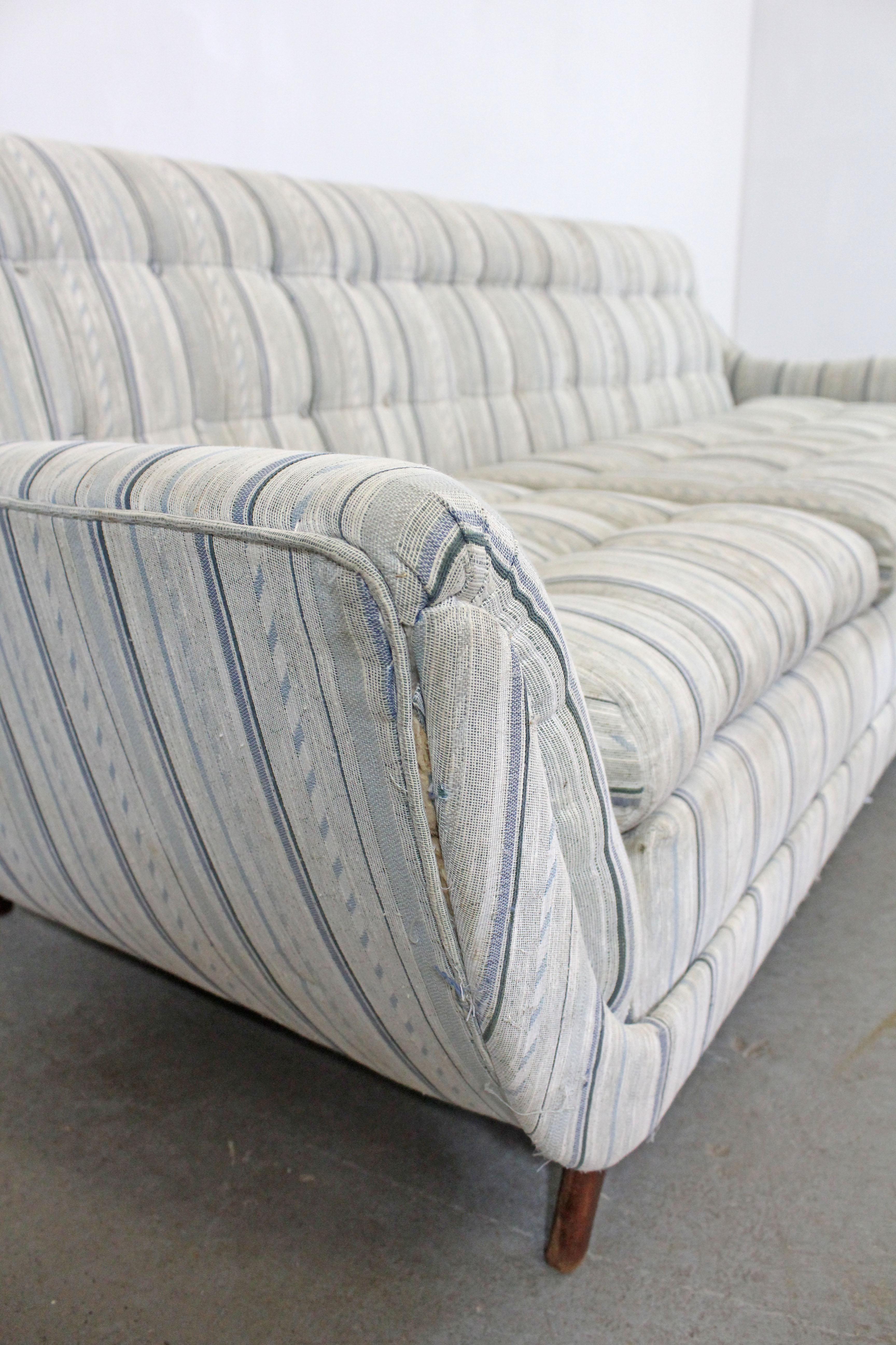 Upholstery Mid-Century Modern Adrian Pearsall Style Prestige Sofa For Sale