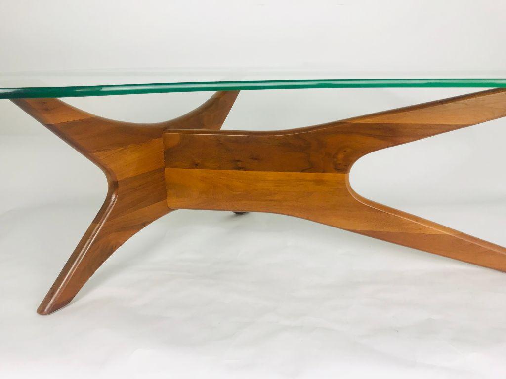 Mid-Century Modern Adrian Pearsall Biomorphic Coffee Table In Good Condition In Plymouth, MA