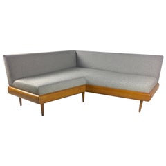 Mid-Century Modern Adrian Pearsall Craft Associates Boomerang Grey Sofa 1700-S