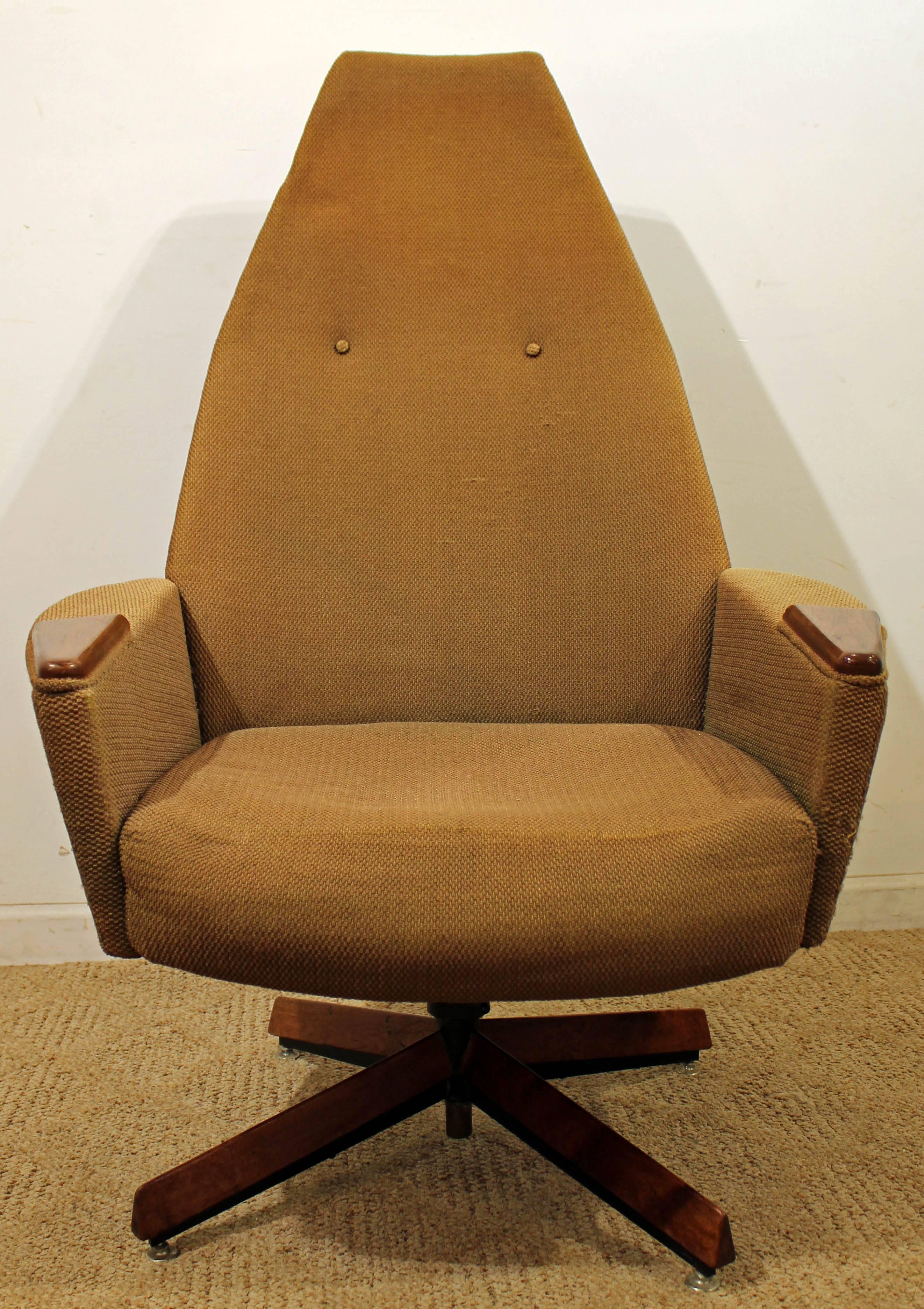 American Mid-Century Modern Adrian Pearsall Craft Associates Lounge Chair & Ottoman 2174C