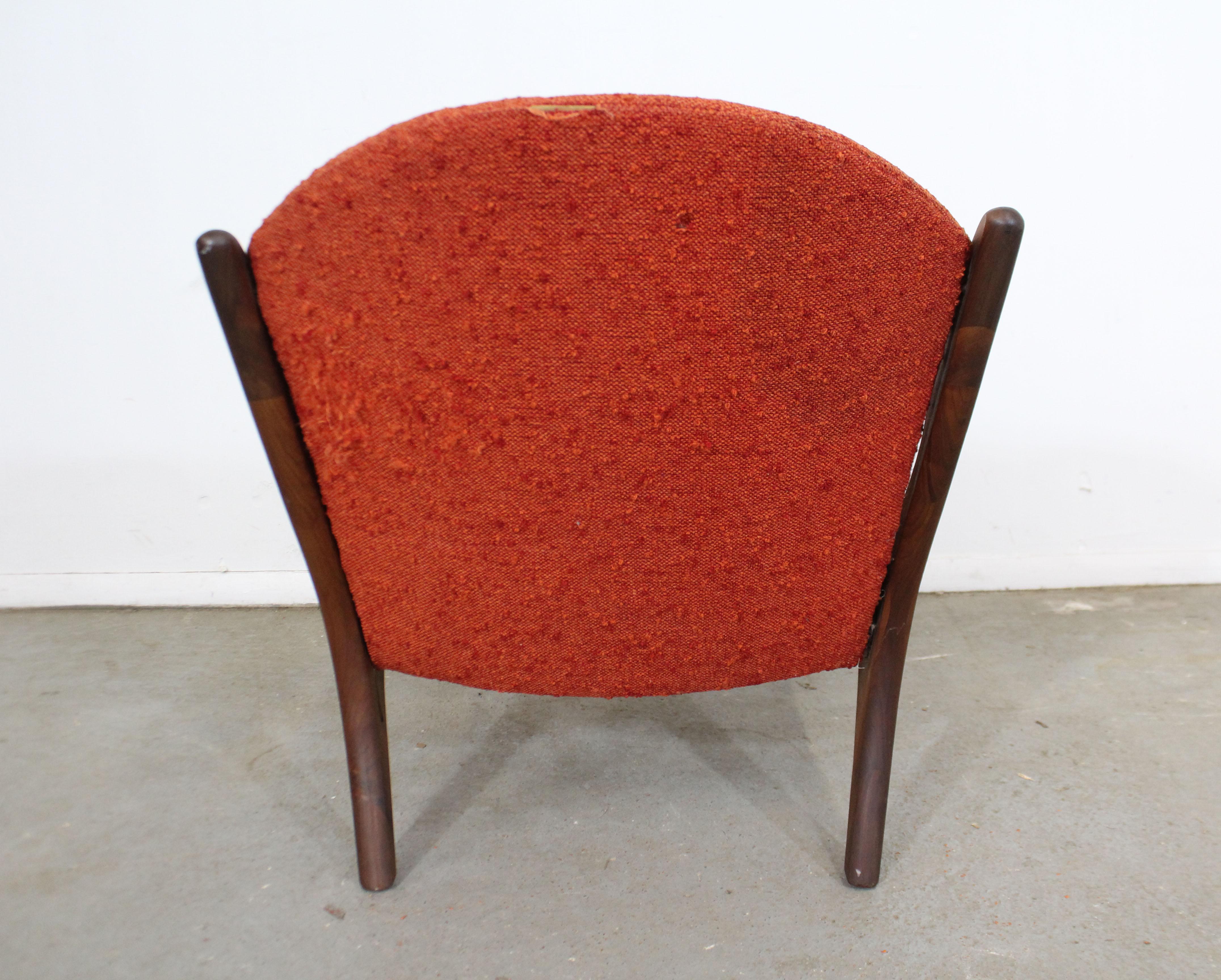 Mid-20th Century Mid-Century Modern Adrian Pearsall Craft Associates Walnut Lounge Chair