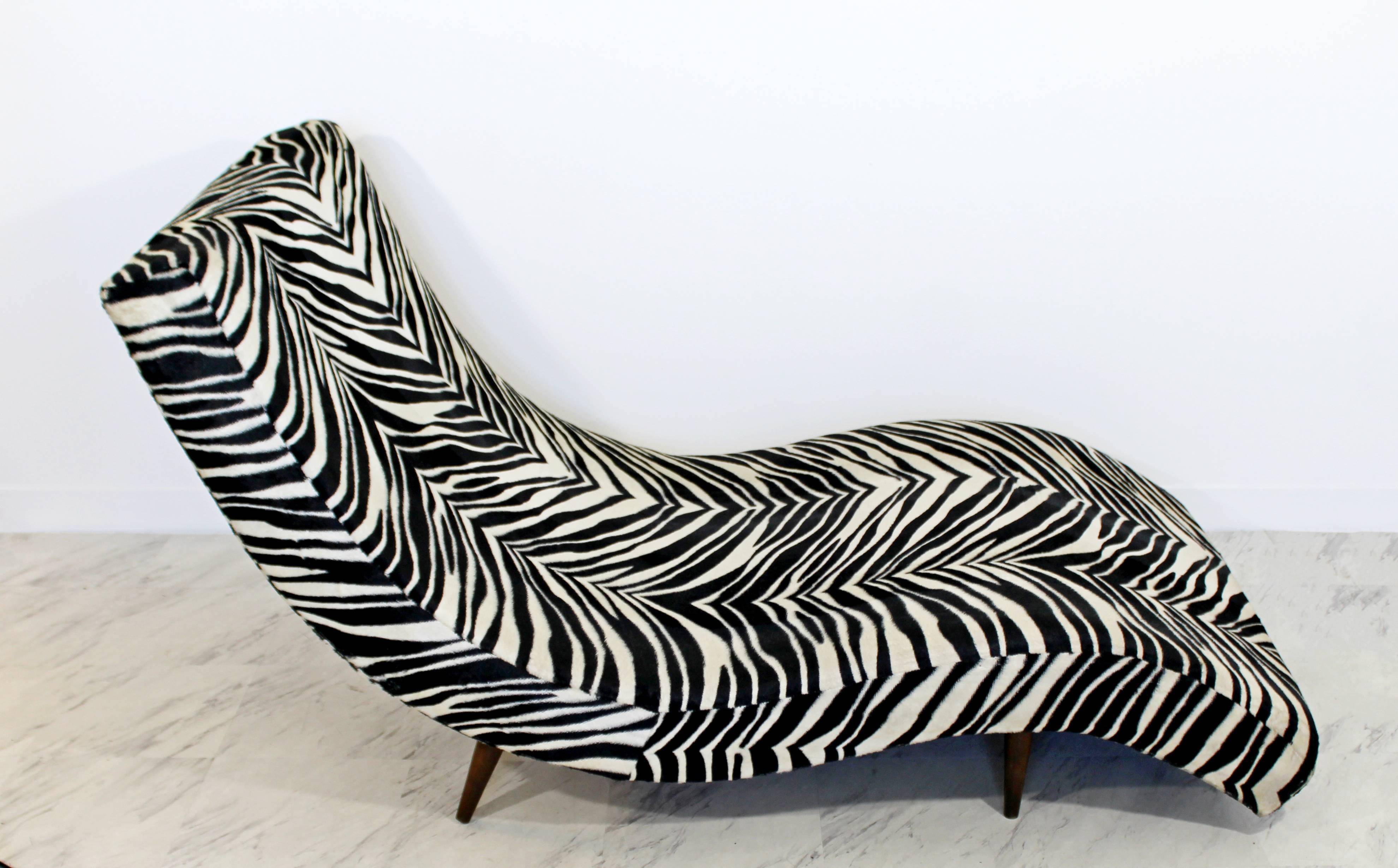 zebra lounge chair