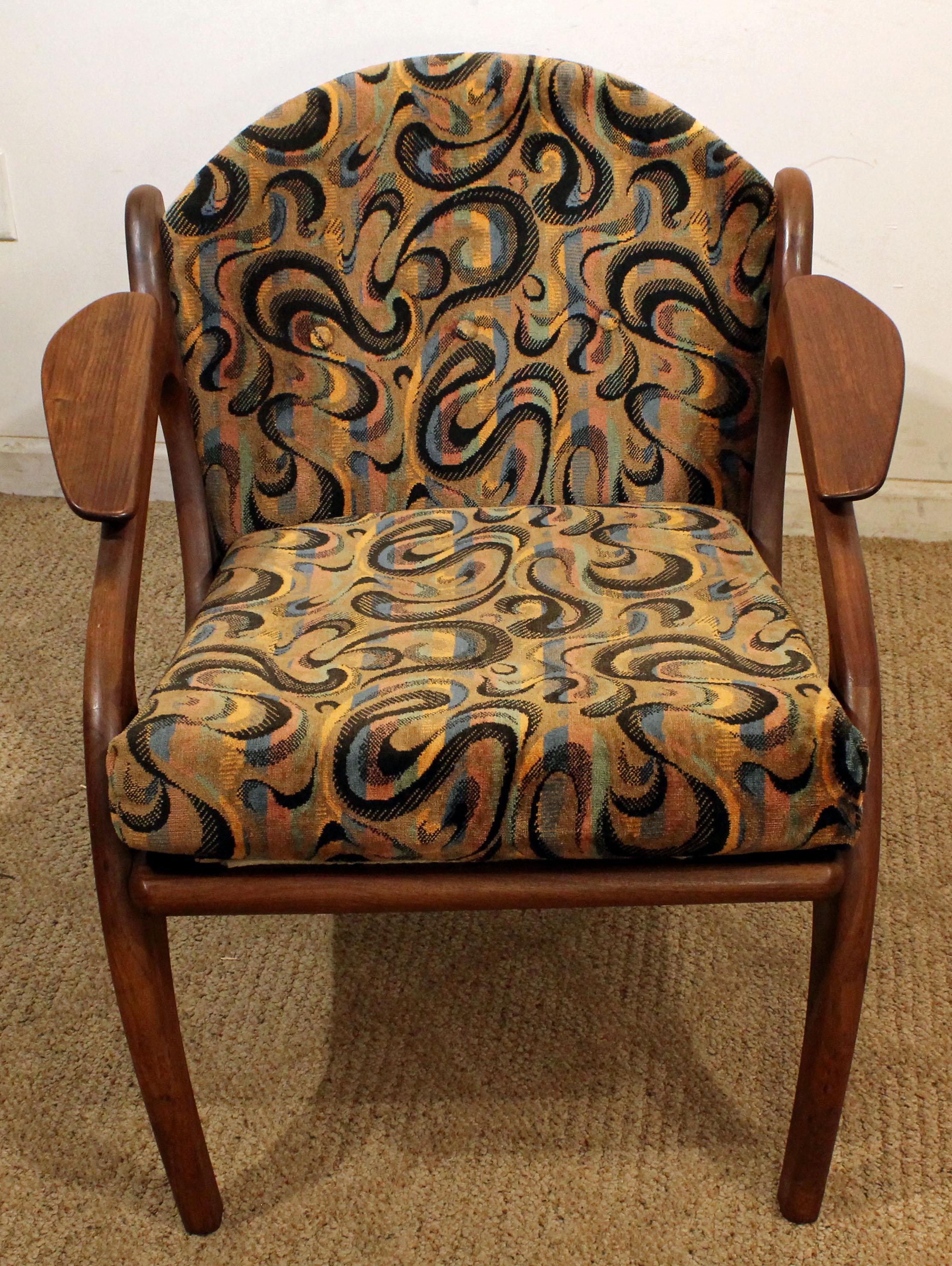 American Mid-Century Modern Adrian Pearsall for Craft Associates Lounge Chair 2249-C