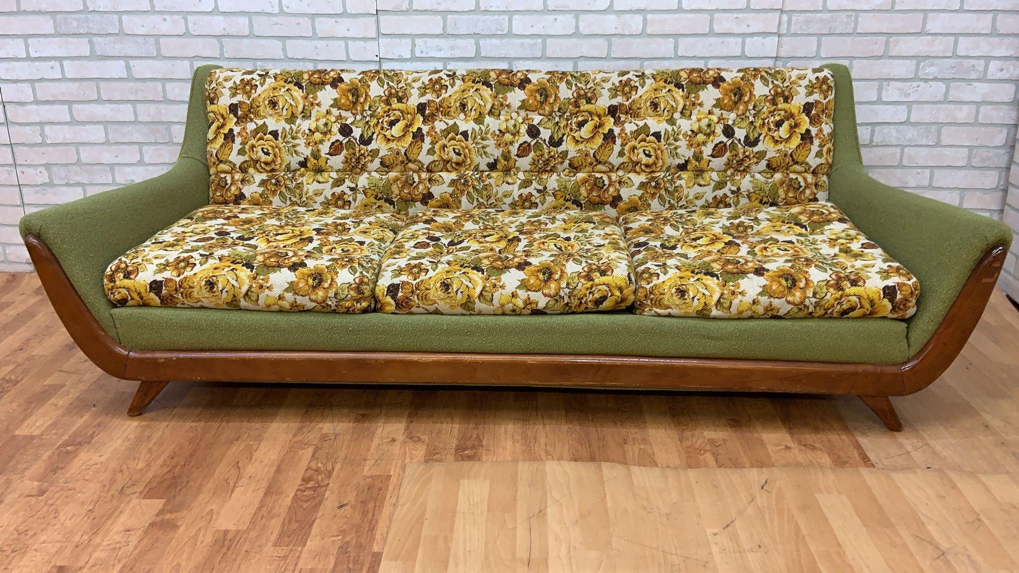 Mid Century Modern Adrian Pearsall Gondola Sofa and Lounge Chair - 2 Piece Set 10