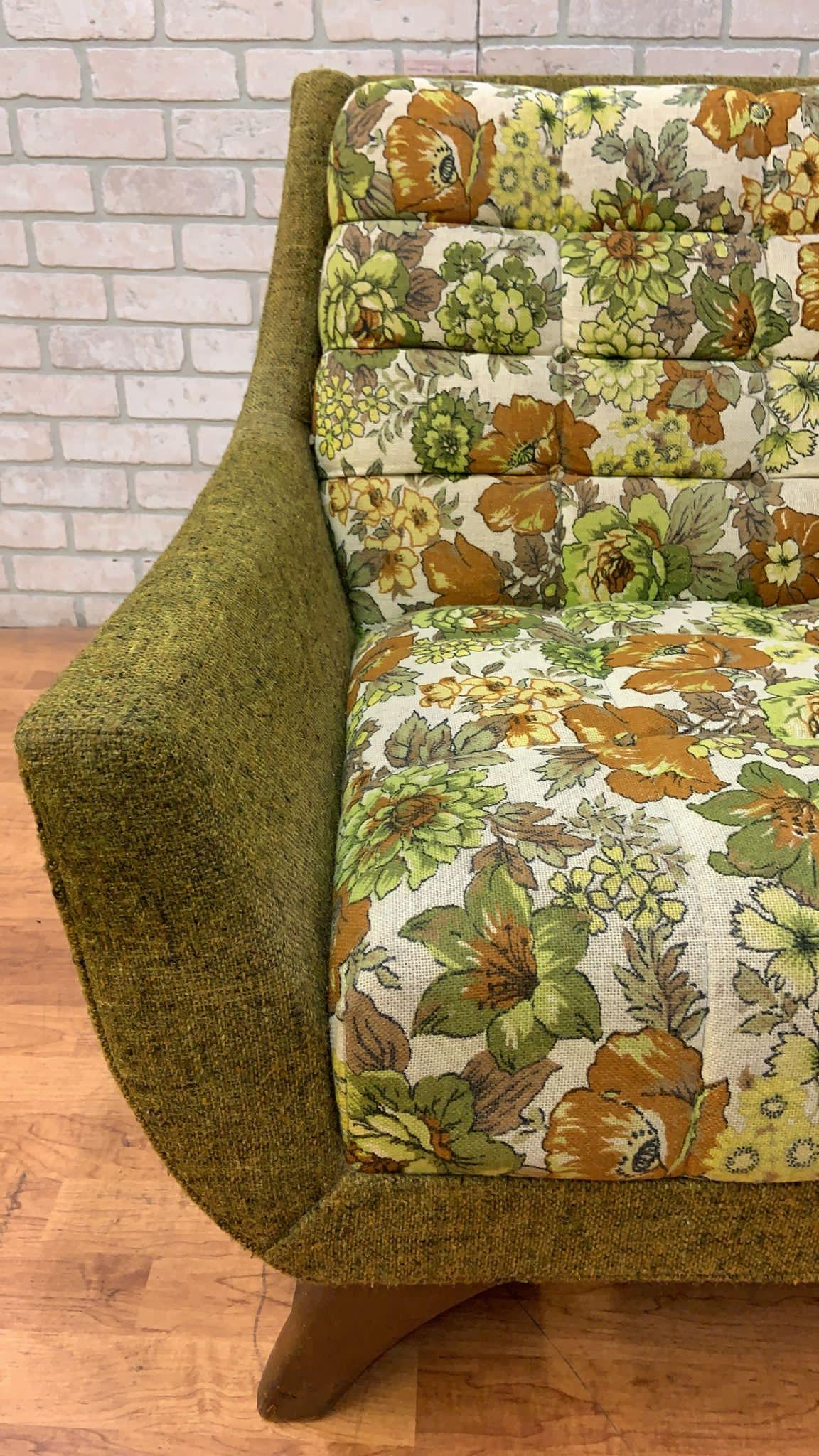 Mid Century Modern Adrian Pearsall Gondola Sofa and Lounge Chair - 2 Piece Set 1