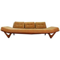 Mid-Century Modern Adrian Pearsall Gondola Sofa on Boomerang Legs 2303