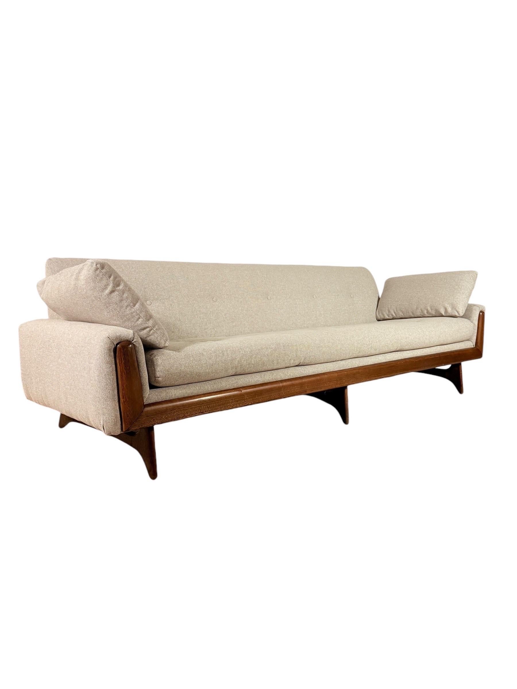 Mid-Century Modern Adrian Pearsall Gondola Style Sofa by Rowe Furnitures 1