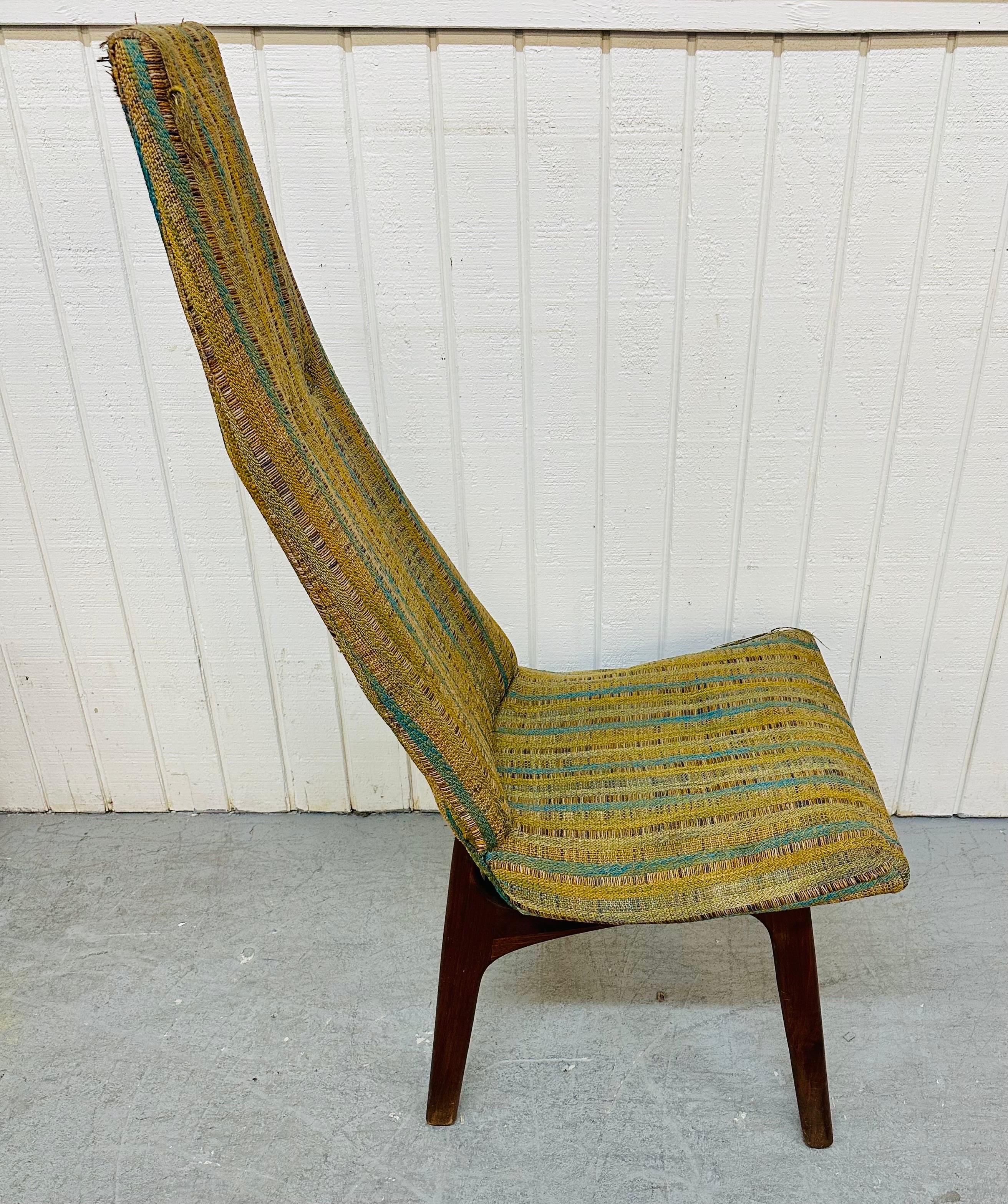 Mid-Century Modern Adrian Pearsall High-Back Dining Chairs 3