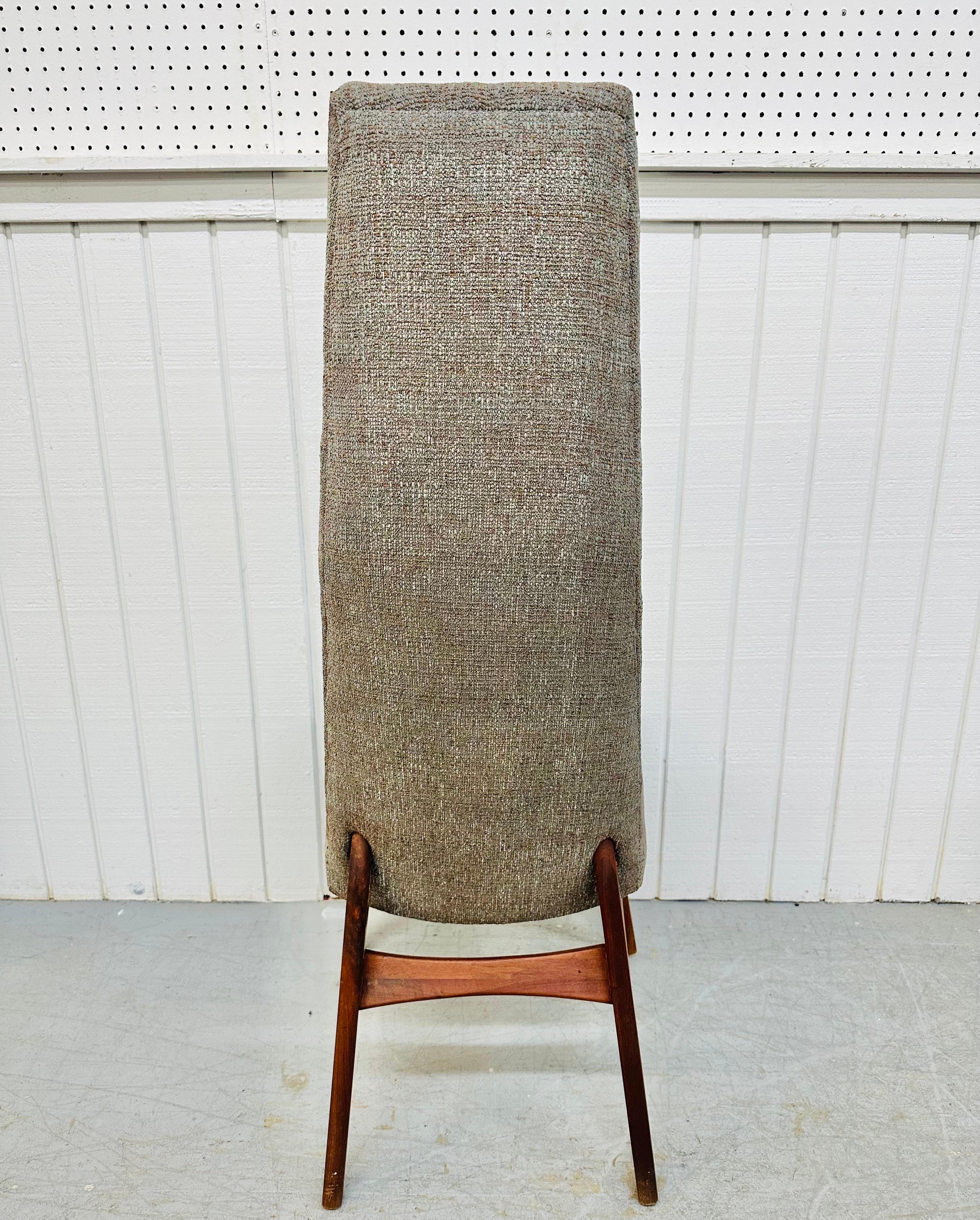 Moderne Adrian Pearsall-Esszimmerstühle mit hoher Rückenlehne aus der Mitte des Jahrhunderts – 6er-Set im Angebot 1