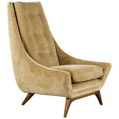 Mid-Century Modern Adrian Pearsall High Back Lounge Chair