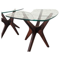 Mid Century Modern Adrian Pearsall Jacks Side Tables