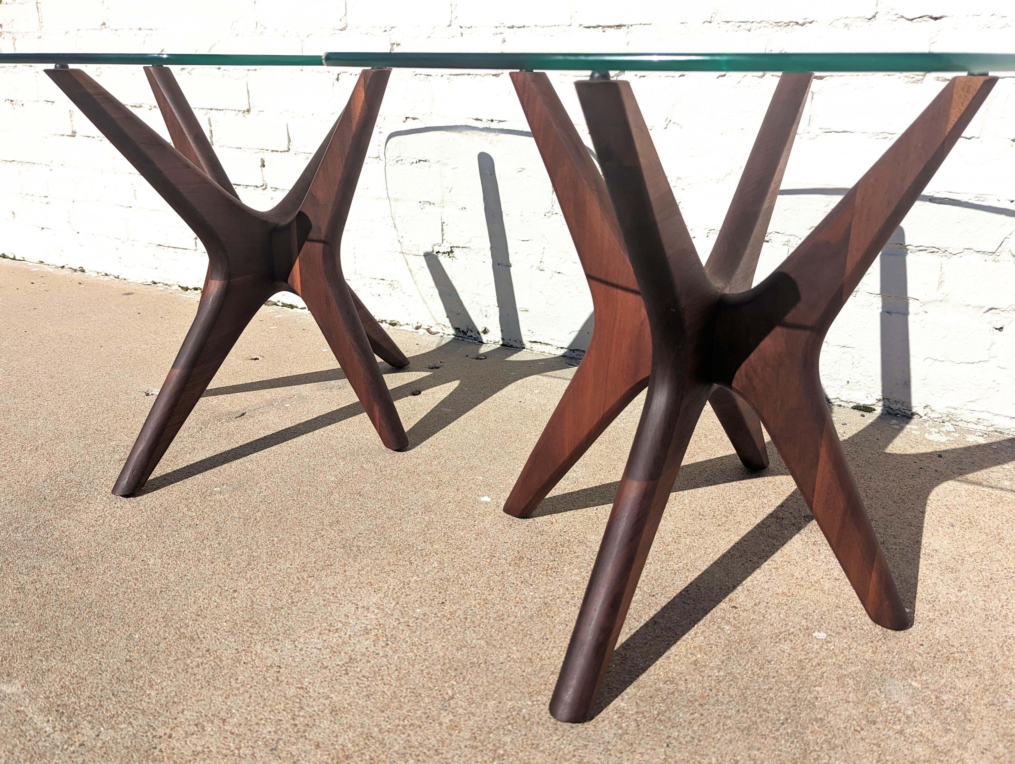 Mid-Century Modern Tables d'appoint Adrian Pearsall Jacks de style moderne du milieu du siècle dernier en vente