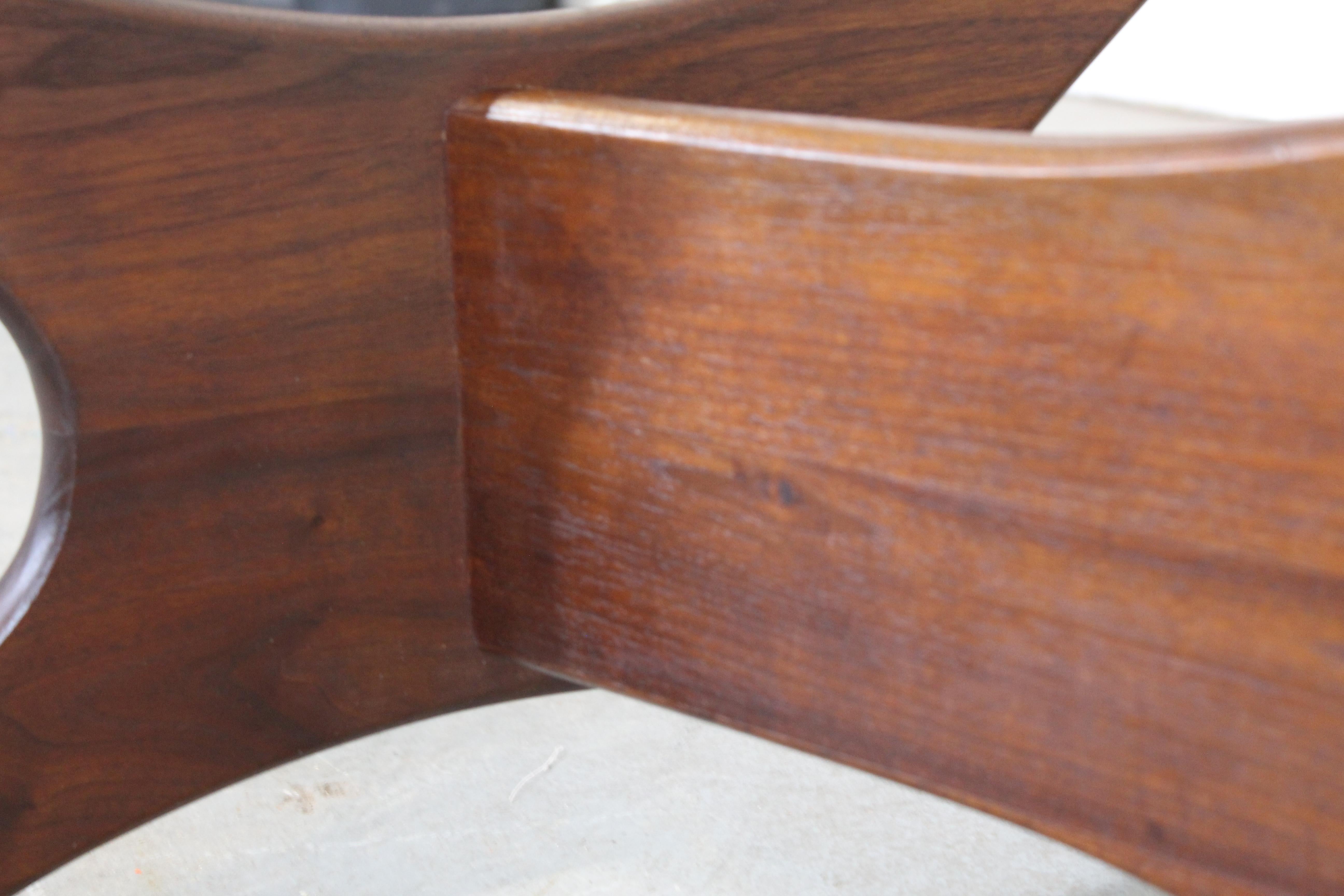 Mid-Century Modern Adrian Pearsall Kidney Glass Coffee Table 10