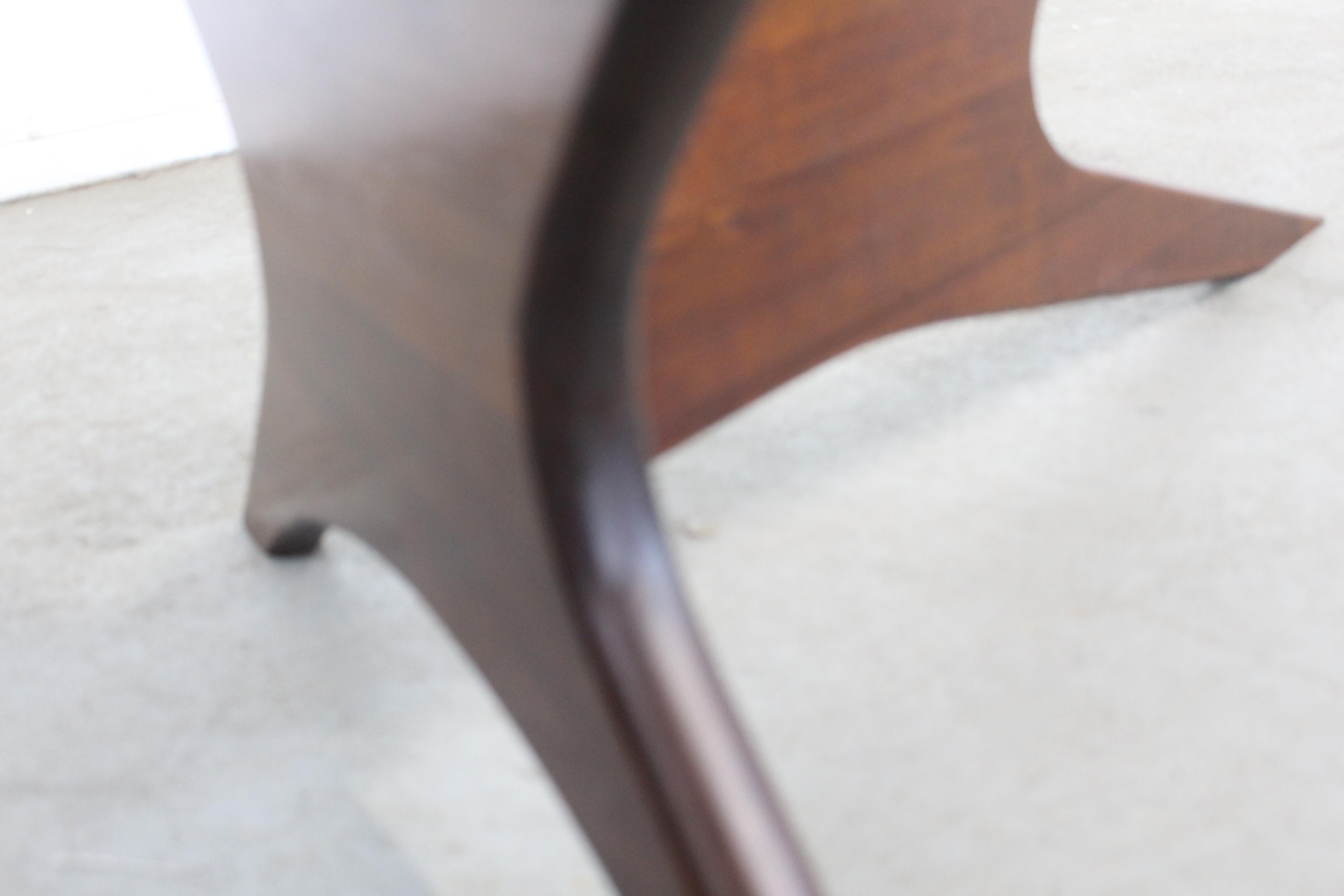 Mid-Century Modern Adrian Pearsall Kidney Glass Coffee Table 3