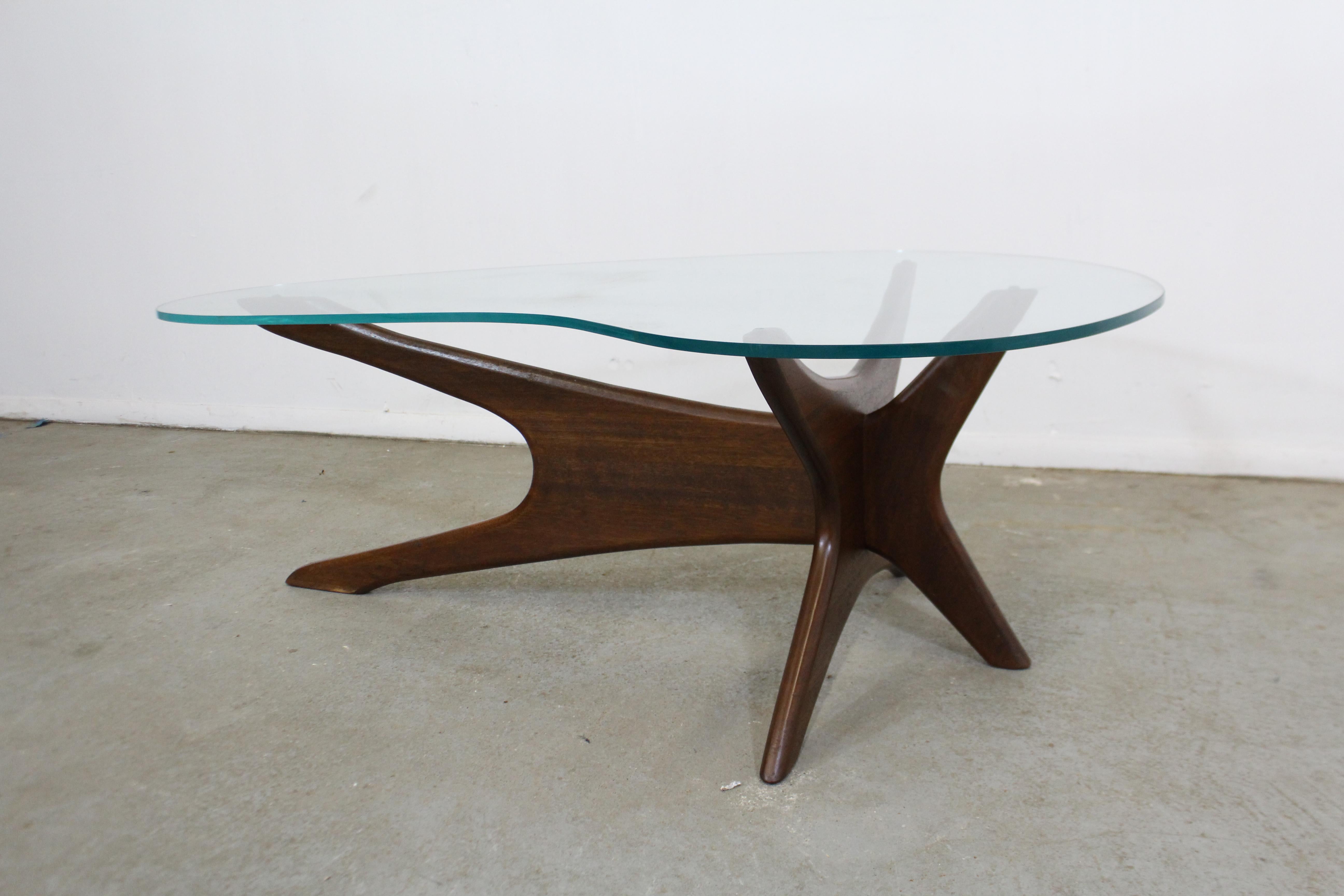 adrian pearsall glass coffee table