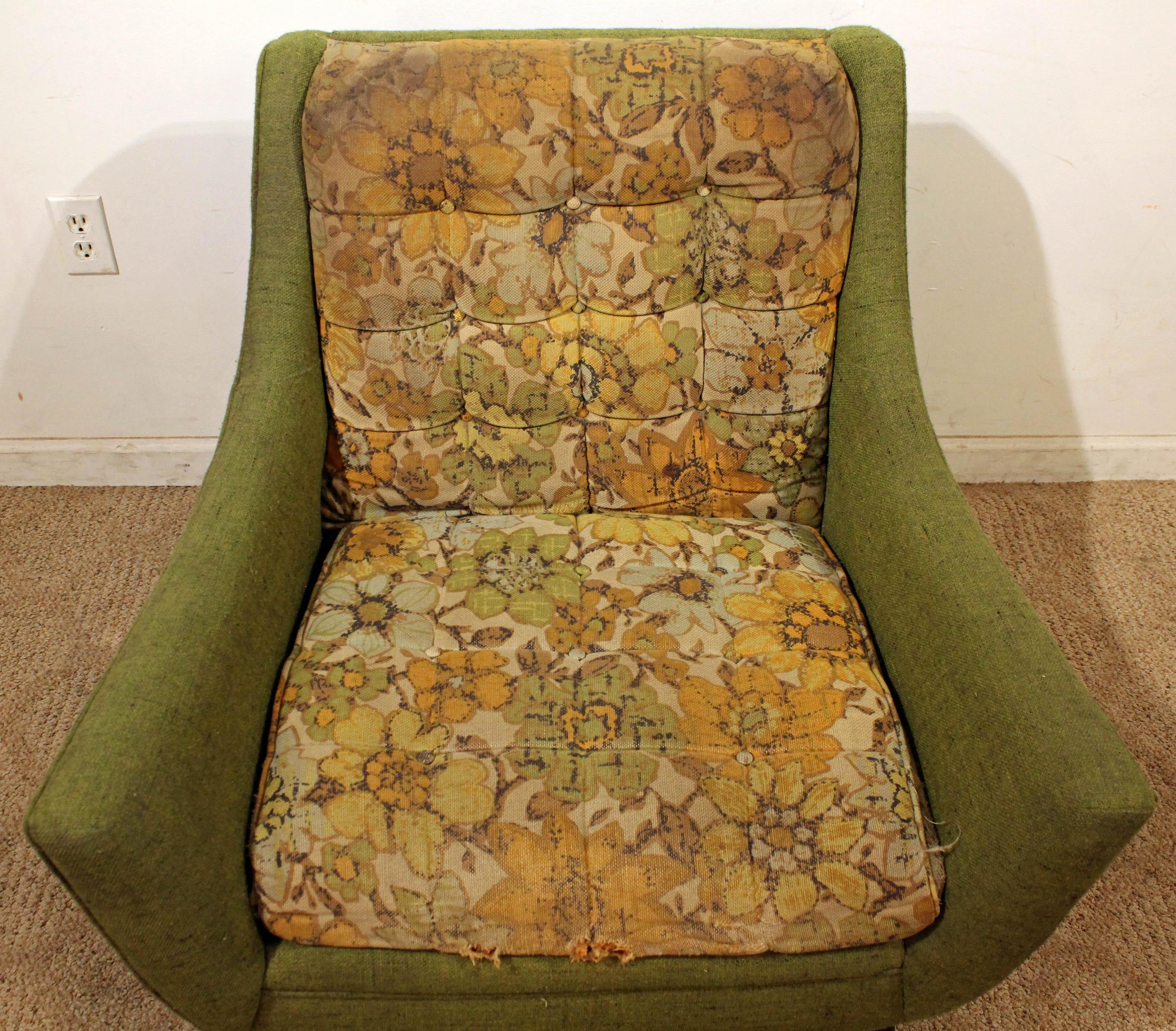 Mid-Century Modern Adrian Pearsall Lounge Chair In Fair Condition In Wilmington, DE