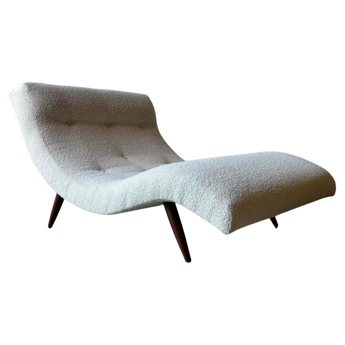 Mid-Century Modern Adrian Pearsall Model 108-C Wave Chaise For Sale