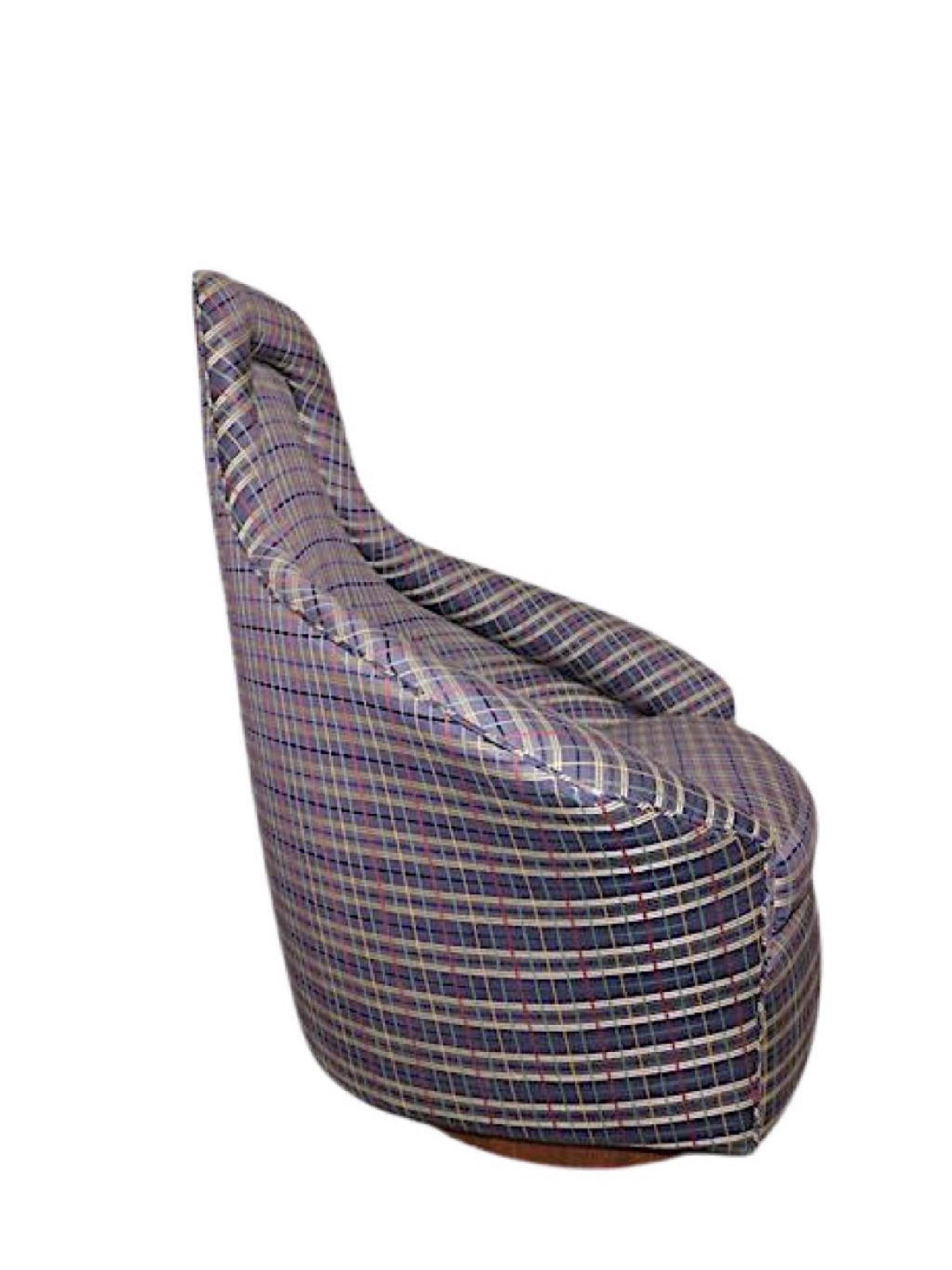 Mid-Century Modern Adrian Pearsall fauteuil de salon pivotant Rock, moderne du milieu du siècle dernier en vente